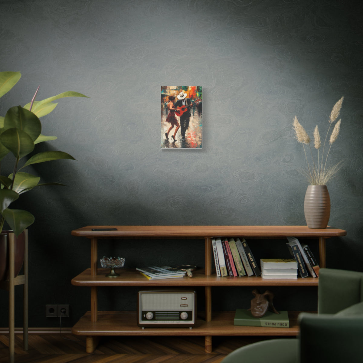 Valentine Wall Art - Tango Dancers Canvas - Dancer & Musician Wall Art
