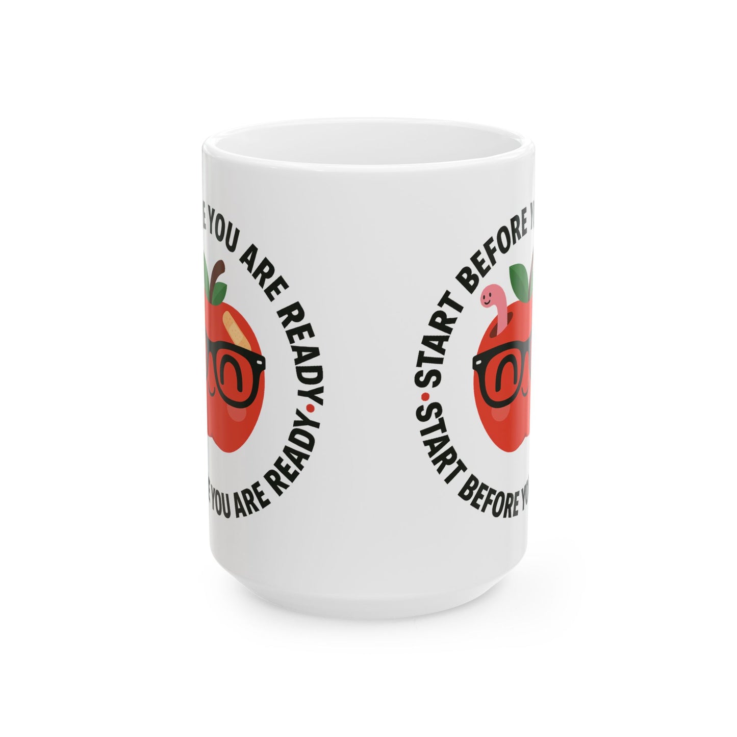 Motivational Ceramic Mug - Ideal for Self-Care, Study Sessions, Coffee Lovers, Motivational Gift