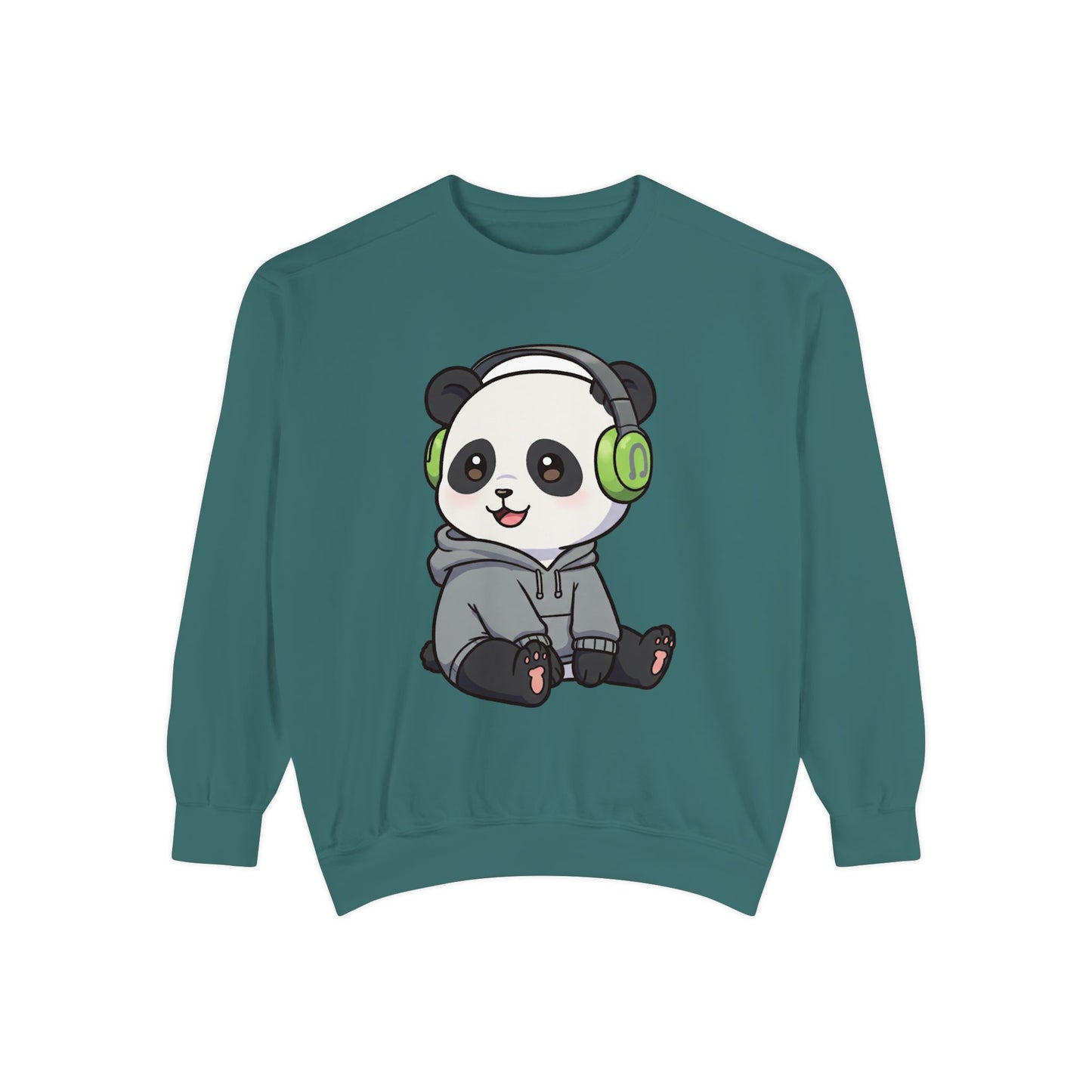 Cute Panda Graphic Sweatshirt - Cozy Unisex Wear for Animal Lovers