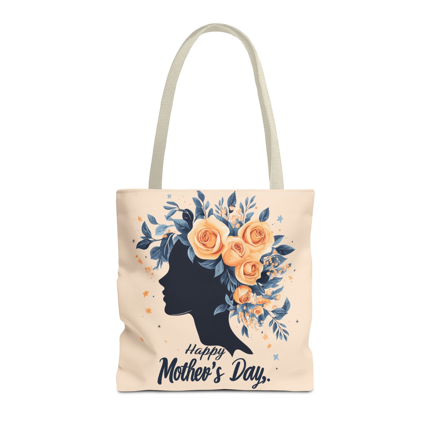 Happy Mother's Day Floral Tote Bag – Perfect Gift for Moms and Caregivers