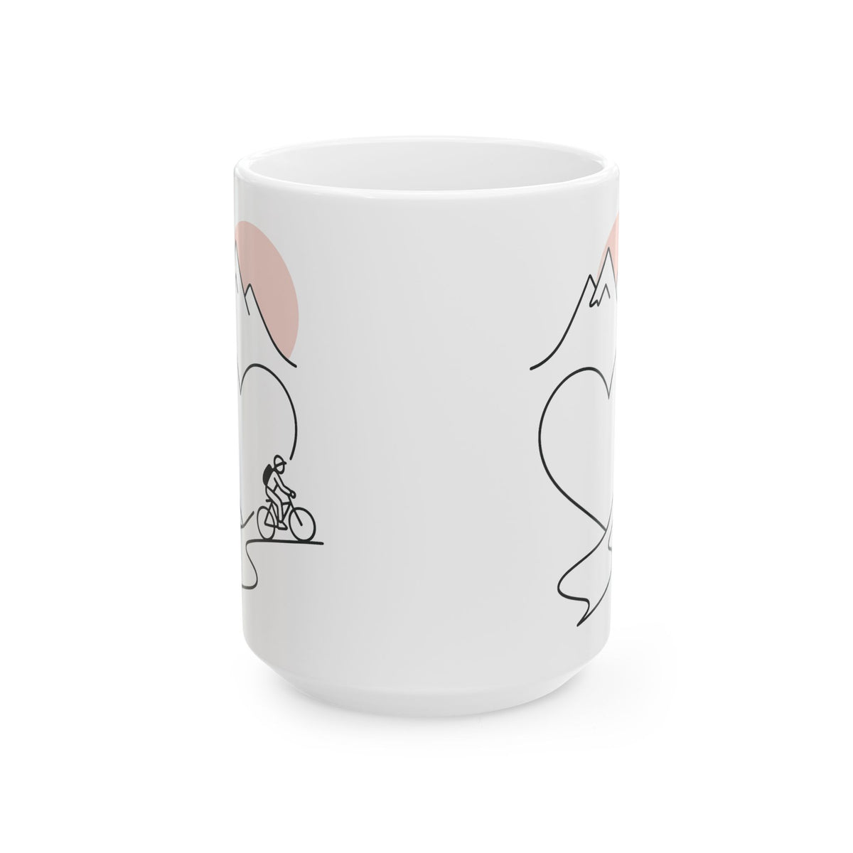 Adventure Heart Ceramic Mug - Perfect for Outdoor Lovers