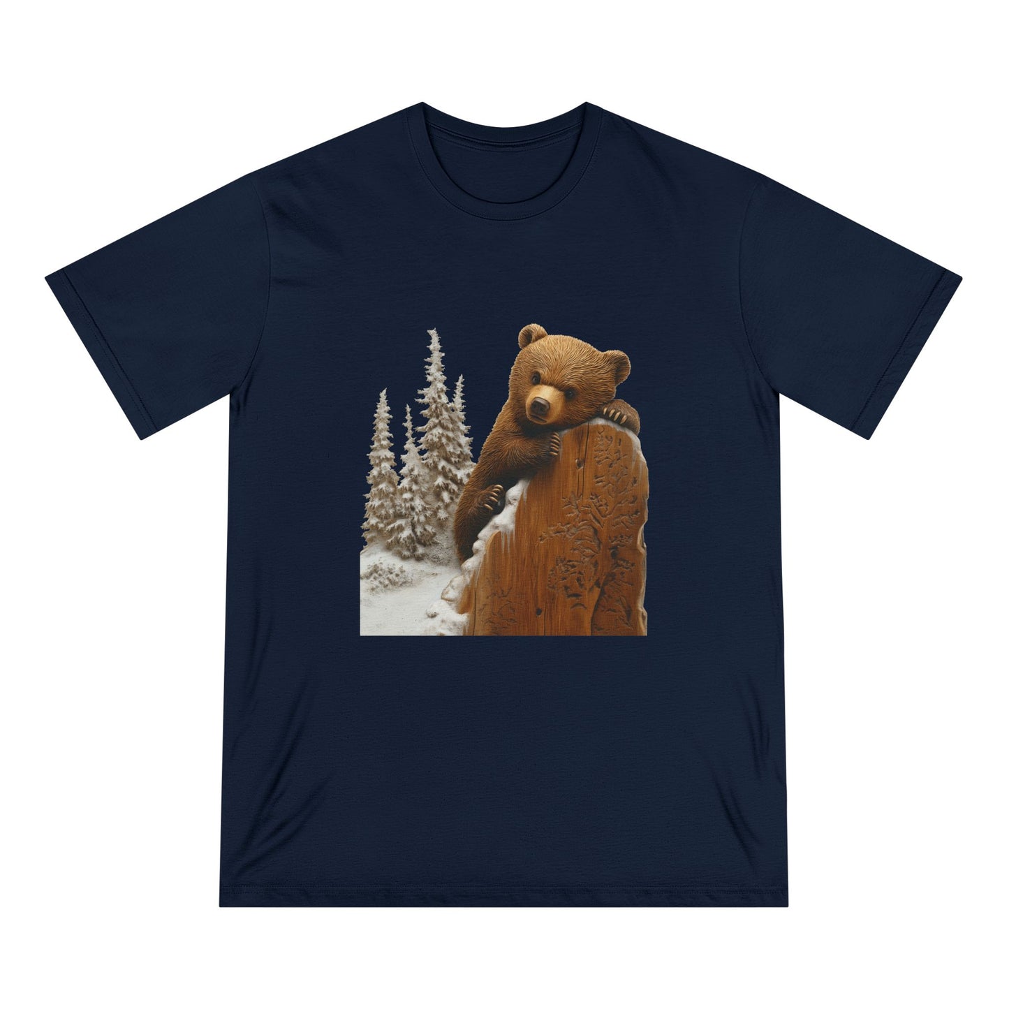 Cozy Bear Wilderness Tee - Perfect for Nature Lovers and Outdoorsy Adventures - Organic Staple T-shirt