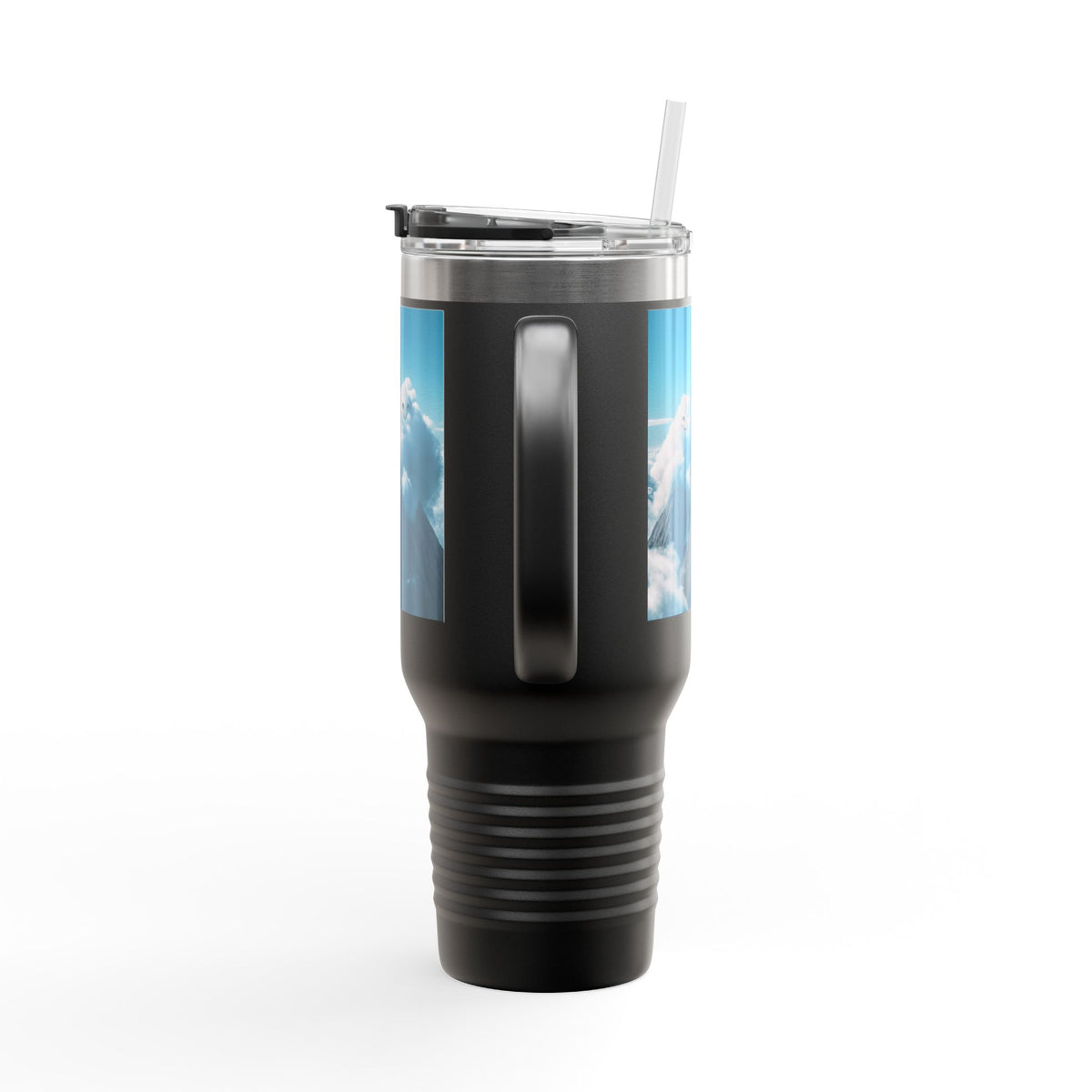 Insulated Travel Mug, 40oz - Cloud Smiles Design Insulated Mug