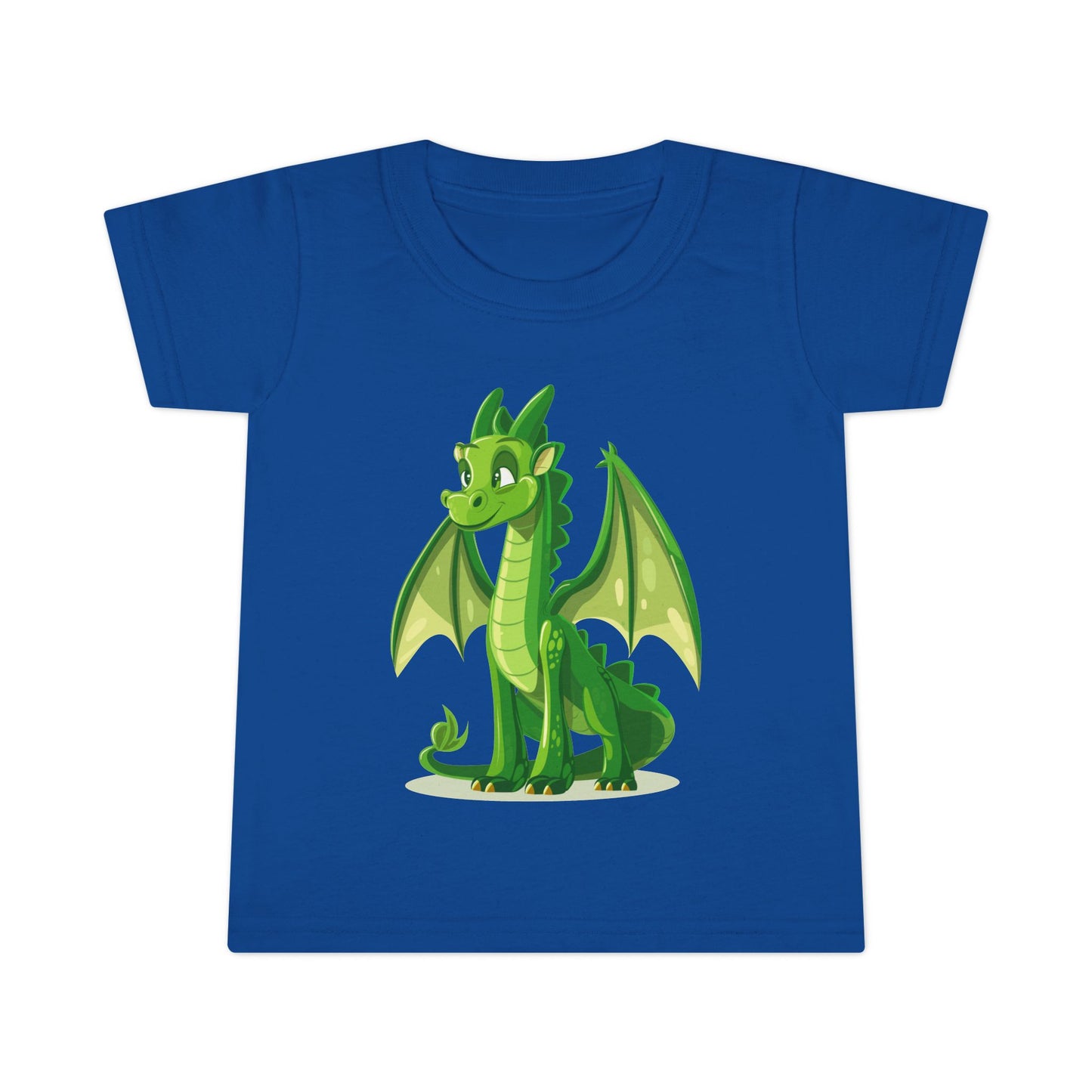 Cute Green Dragon Toddler T-Shirt - Adorable Kids Tee for Playtime and Parties - Unisex Toddler T-Shirt