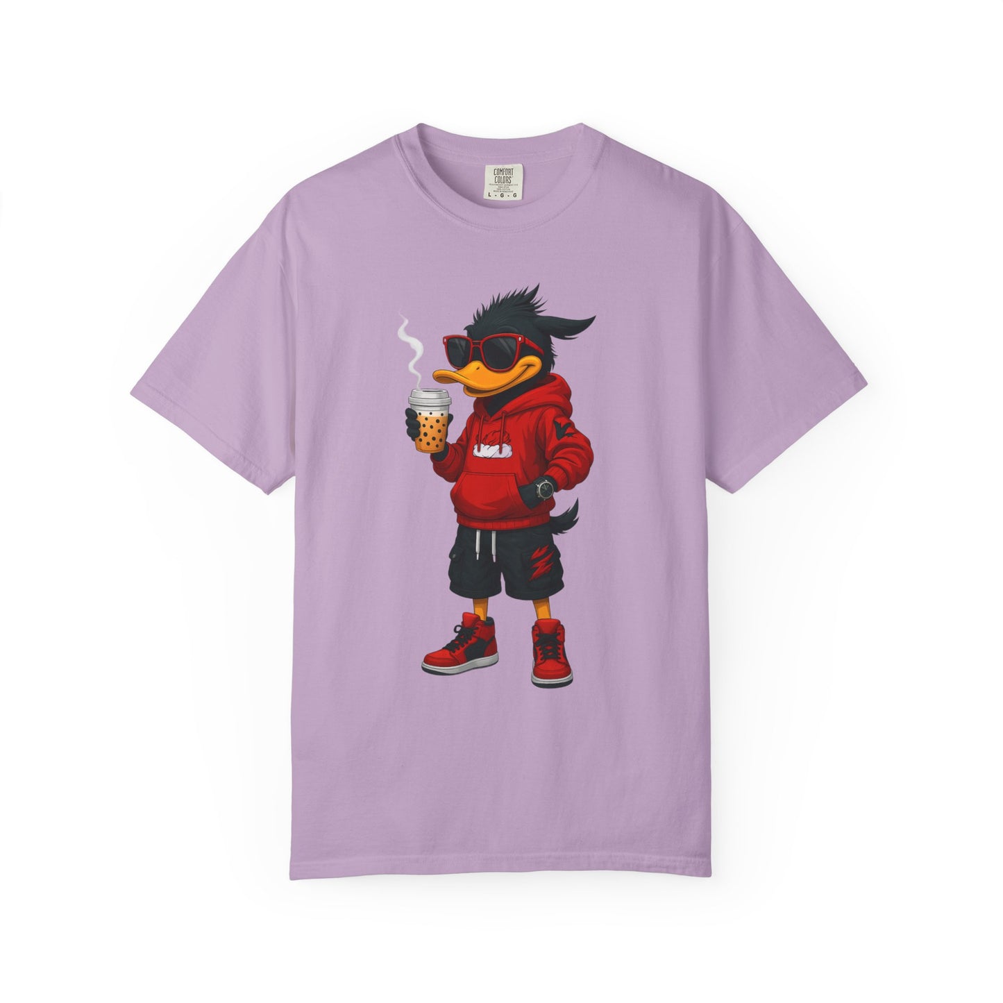Cool Cartoon Duck Men's T-Shirt, Casual Graphic Tee, Fun Summer Shirt, Gift, Streetwear Style, Perfect for Parties