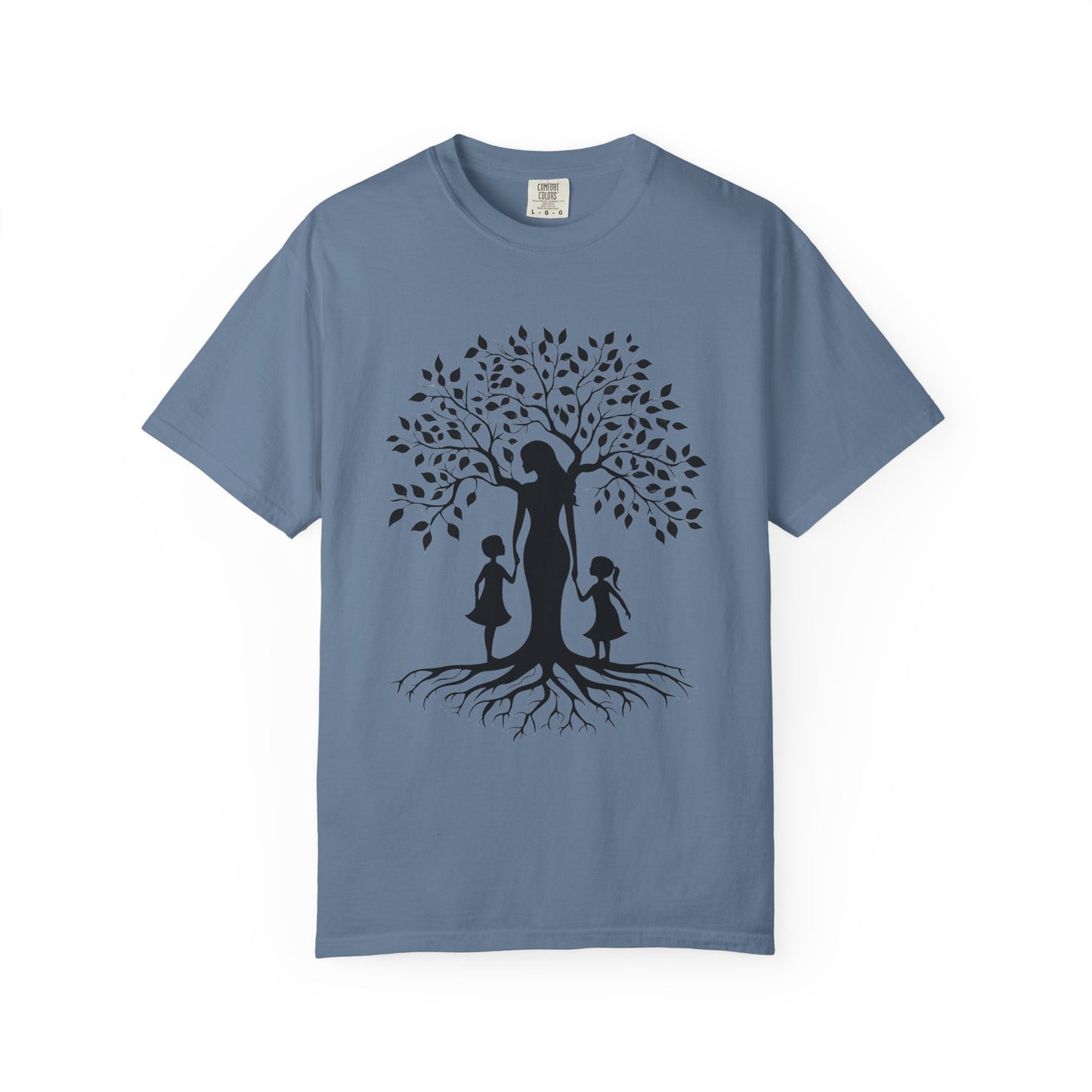 Nature-Inspired T-Shirt with Mom and Kids Design - Mother's day Gift - Birthday Gift