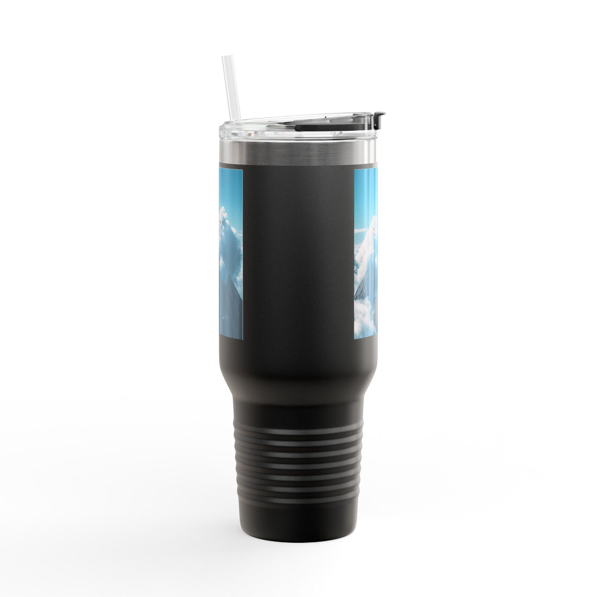 Insulated Travel Mug, 40oz - Cloud Smiles Design Insulated Mug