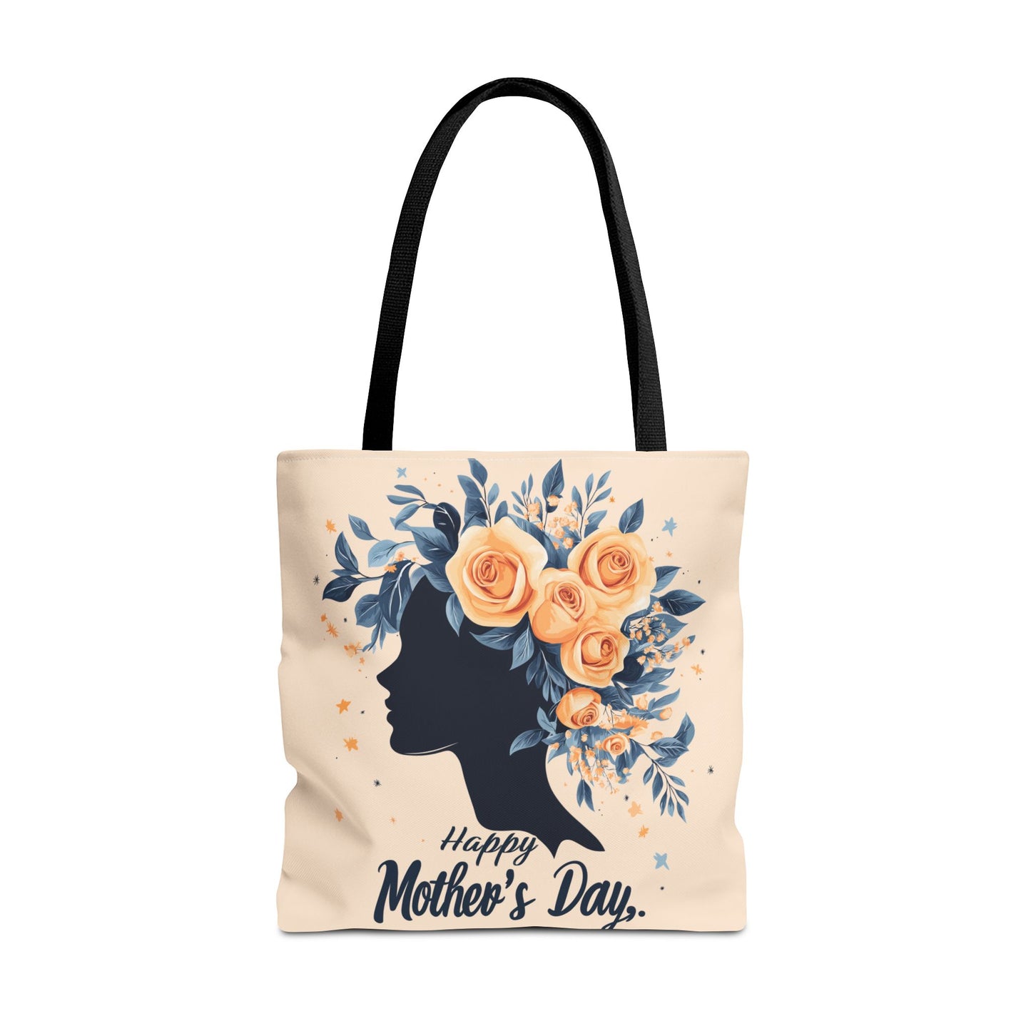 Happy Mother's Day Floral Tote Bag – Perfect Gift for Moms and Caregivers