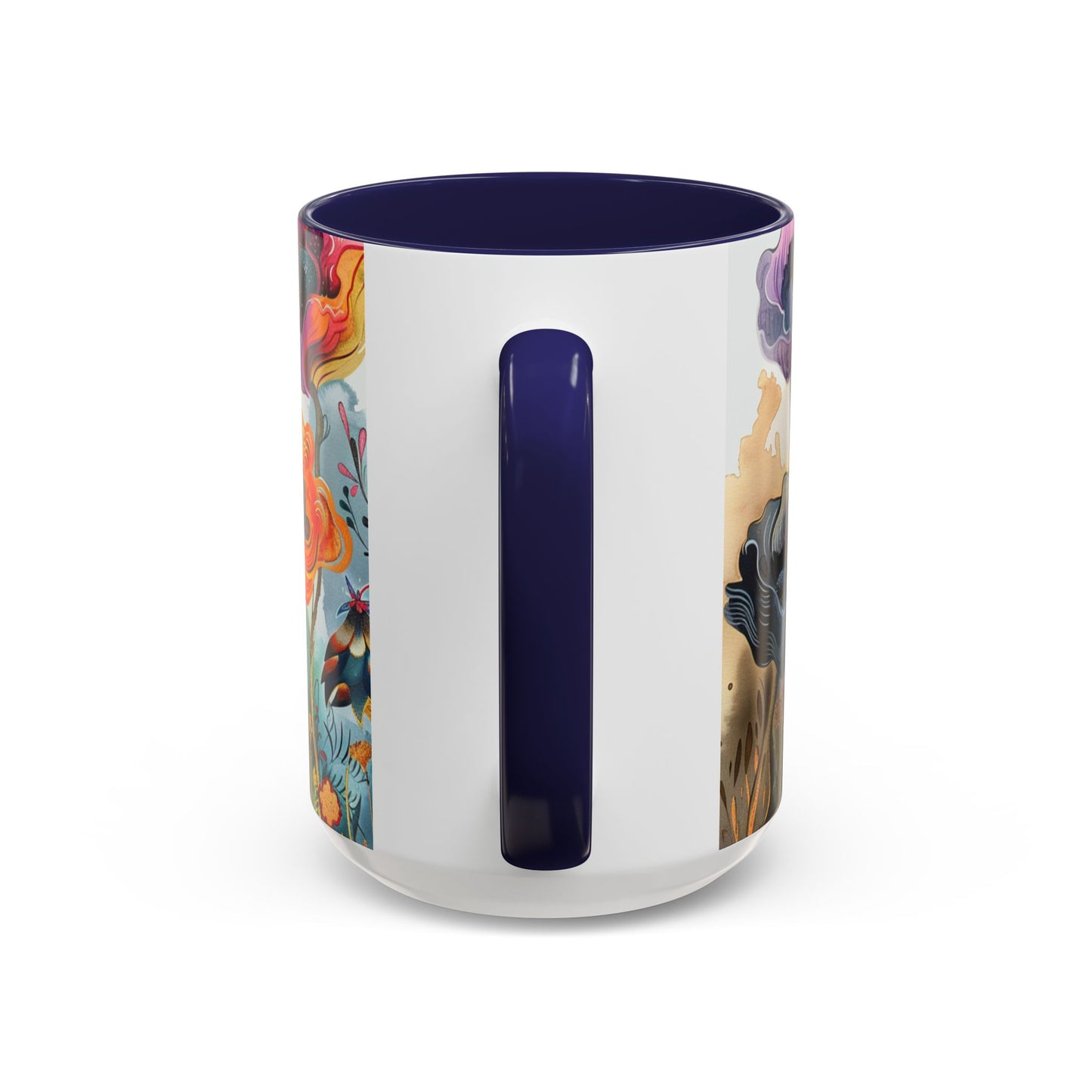 Accent Watercolor Coffee Mug, (11, 15oz)
