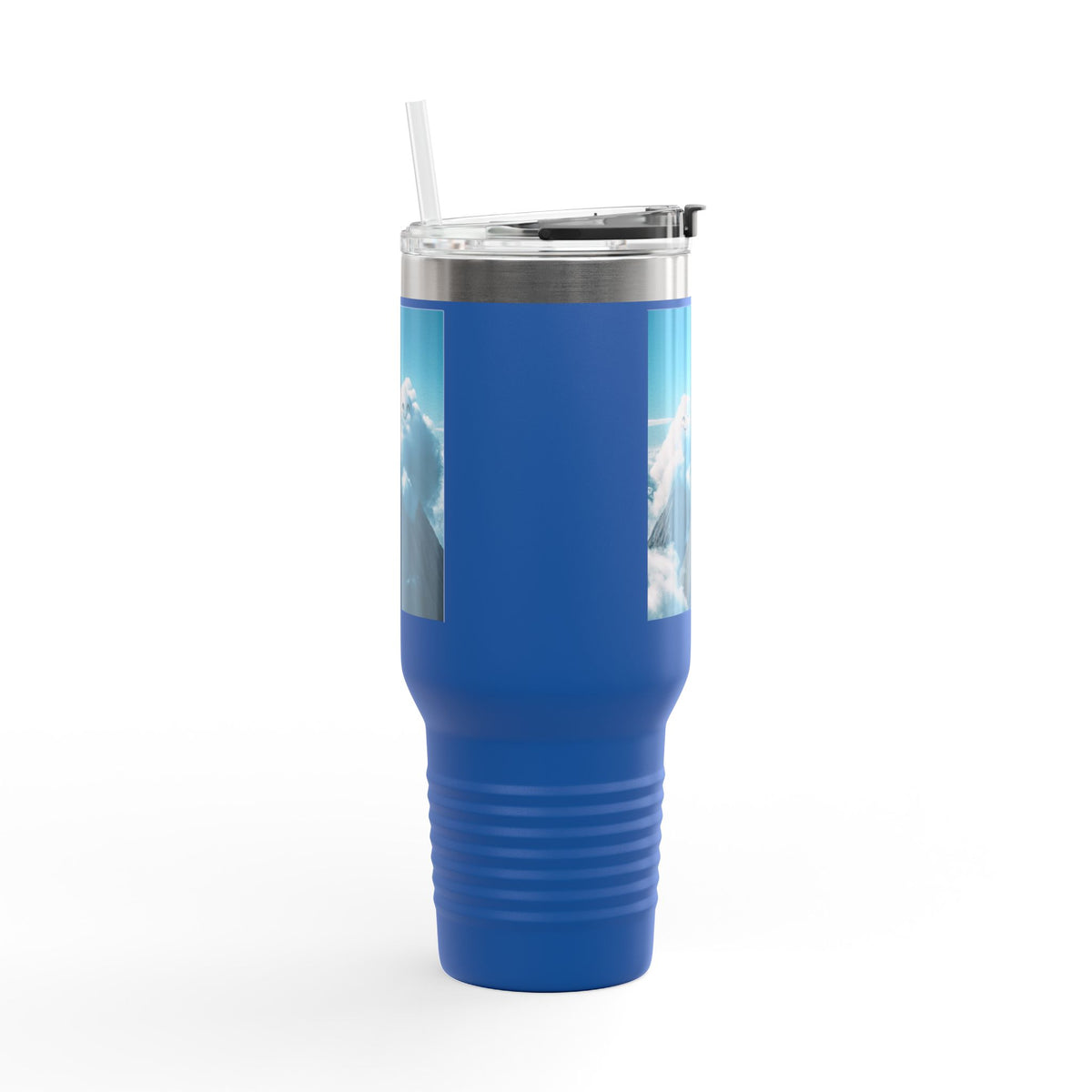 Insulated Travel Mug, 40oz - Cloud Smiles Design Insulated Mug