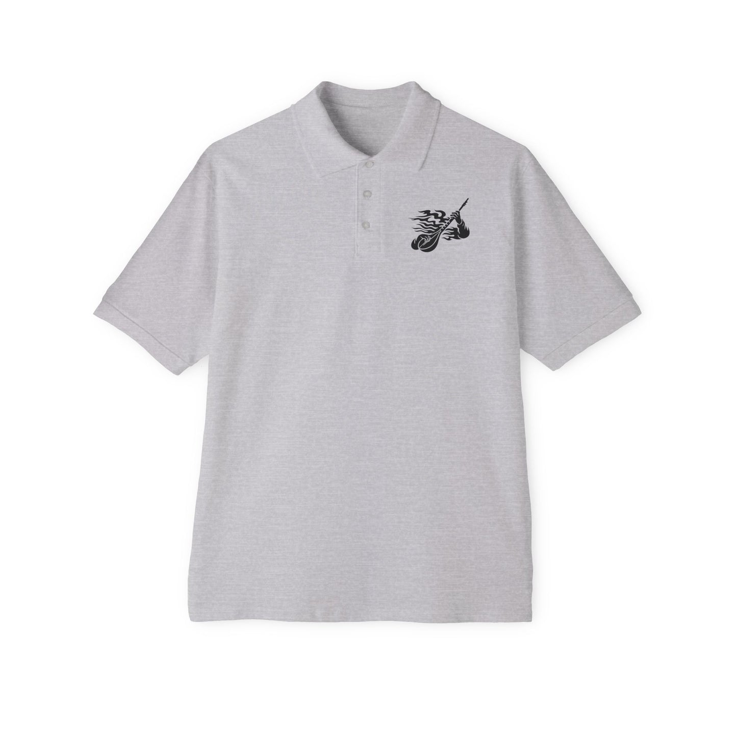 Stylish Men's Polo with Artistic Design, Casual Wear, Gift for Dad, Summer Fashion, Comfortable Polo Shirt