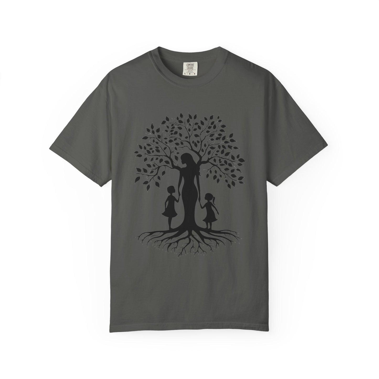 Nature-Inspired T-Shirt with Mom and Kids Design - Mother's day Gift - Birthday Gift