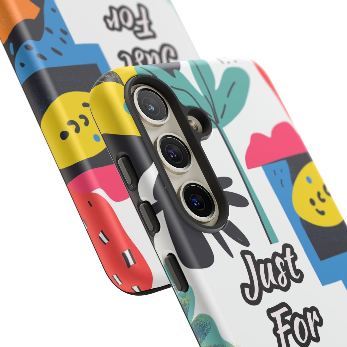 Colorful Phone Case with "Just For You" Design - Fun Gift, Unique Phone Accessory, Vibrant Design, Custom Gift Idea, Personal Touch