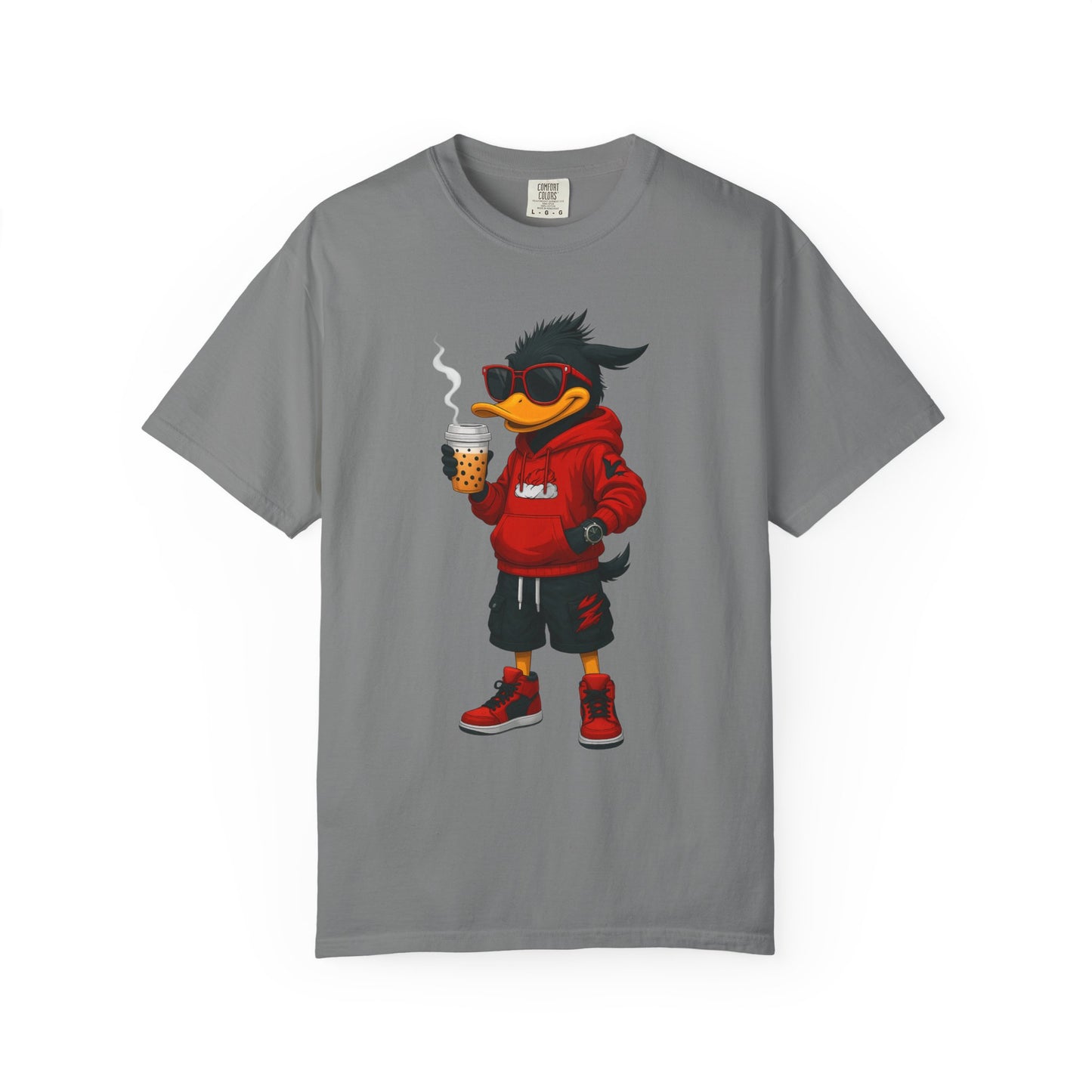 Cool Cartoon Duck Men's T-Shirt, Casual Graphic Tee, Fun Summer Shirt, Gift, Streetwear Style, Perfect for Parties
