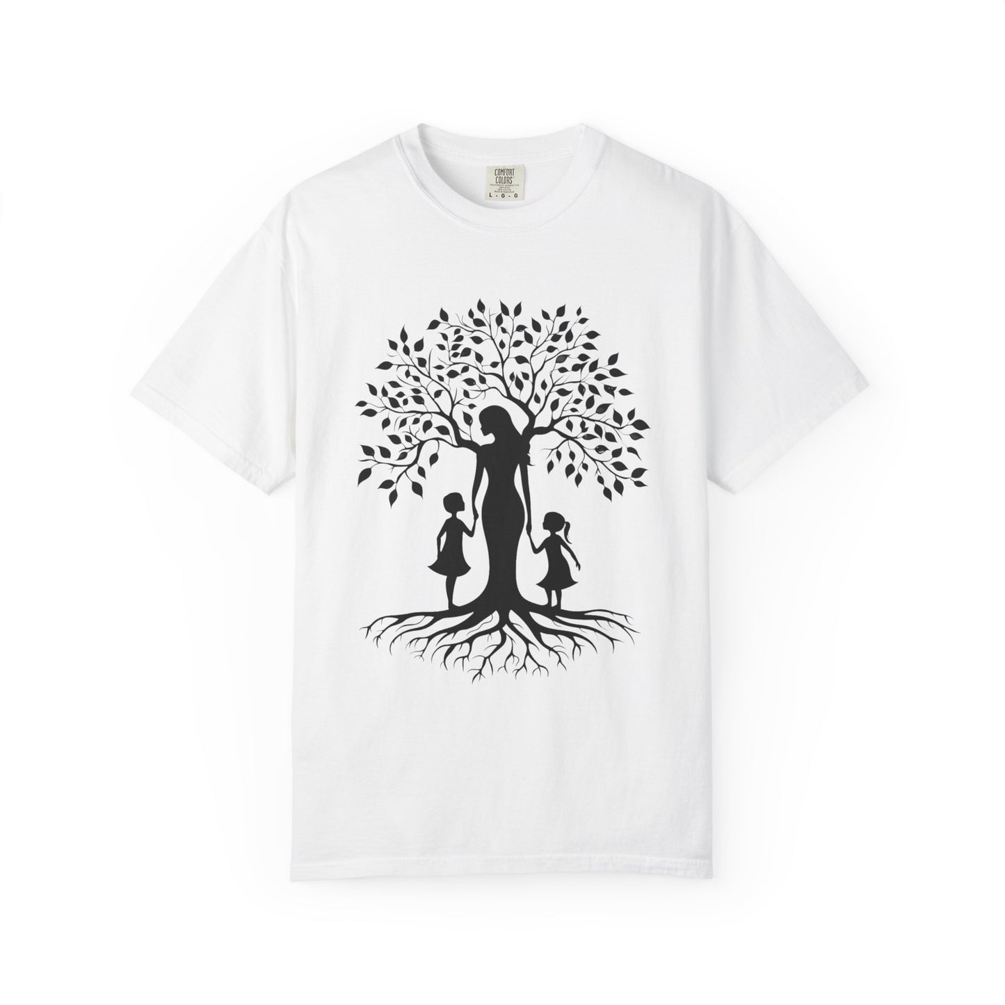Nature-Inspired T-Shirt with Mom and Kids Design - Mother's day Gift - Birthday Gift