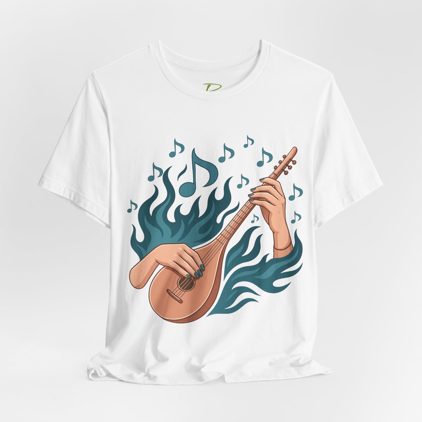Musical Vibes Tee, Women's Graphic T-Shirt, Music Lover Gift, Casual Wear, Festival Outfit, Band Merch - Lightweight Fabric Tee