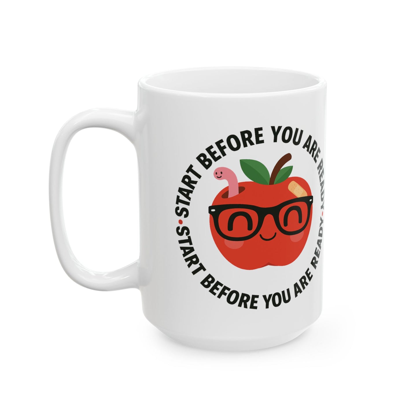 Motivational Ceramic Mug - Ideal for Self-Care, Study Sessions, Coffee Lovers, Motivational Gift