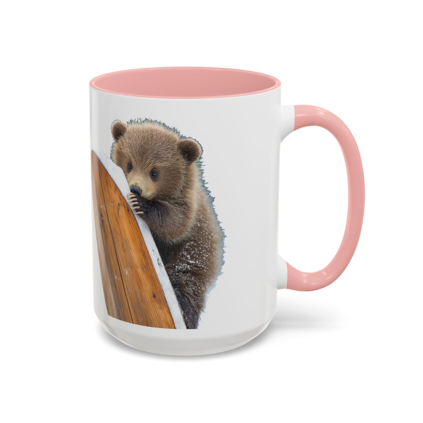 Bear Accent Watercolor Coffee Mug, (11oz, 15oz)