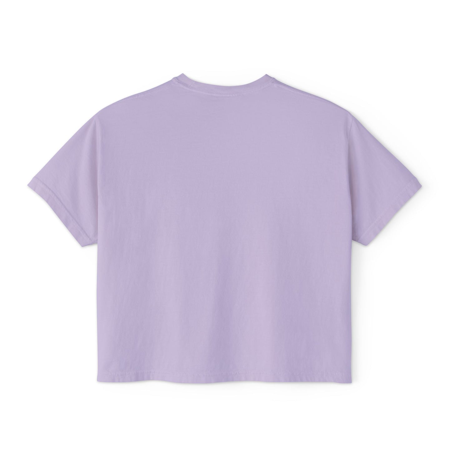 Boho Floral Women's Boxy Tee - Artistic Graphic T-Shirt for Everyday Style