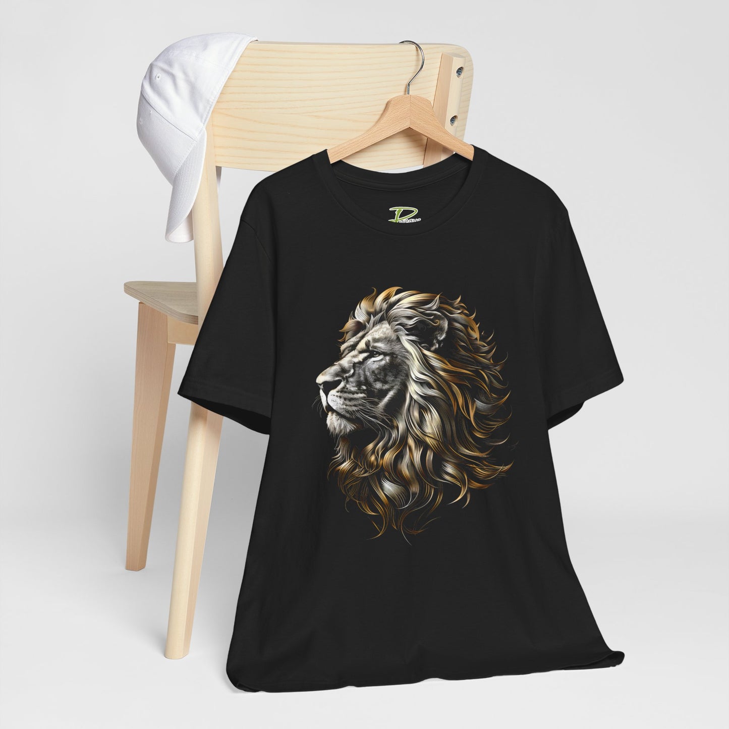 Regal Gold Lion 3D T-Shirt - Lion Tee