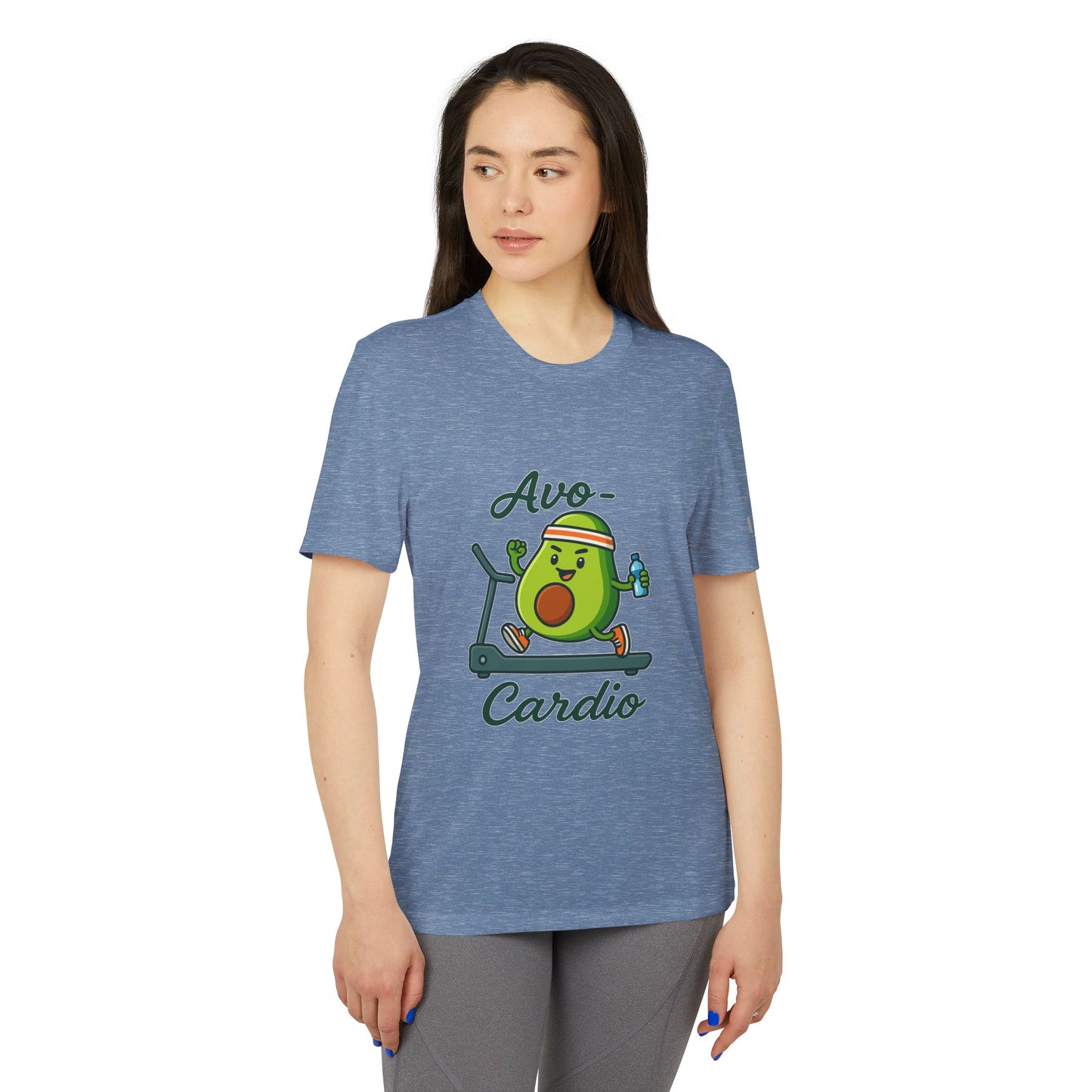 Funny Adidas Avocado Cardio T-Shirt, Unisex Workout Tee, Perfect Gift for Fitness Lovers, Gym Wear, Casual Style, Fitness Enthusiast Apparel