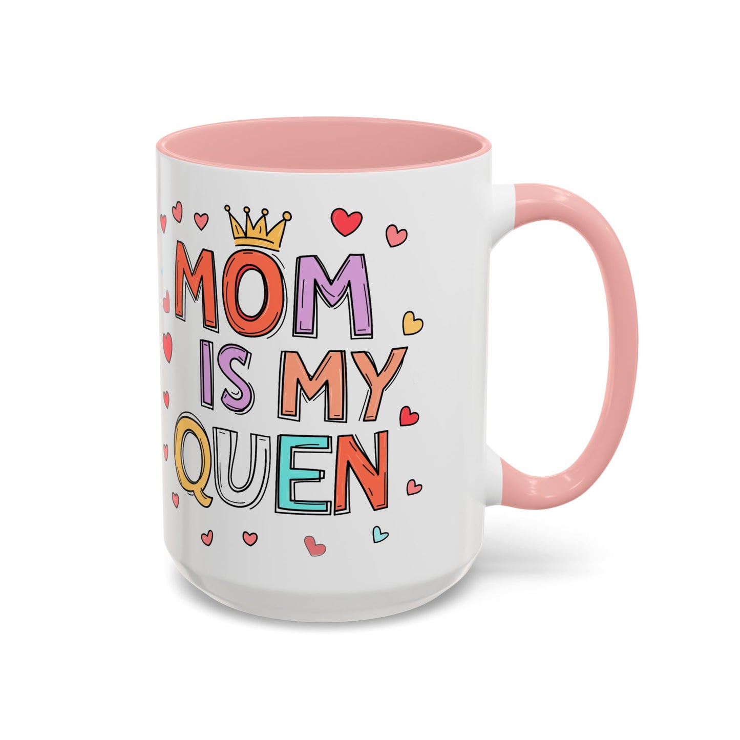 Queen Mom Accent Coffee Mug - Perfect Gift for Mother's Day - Birthday Gift
