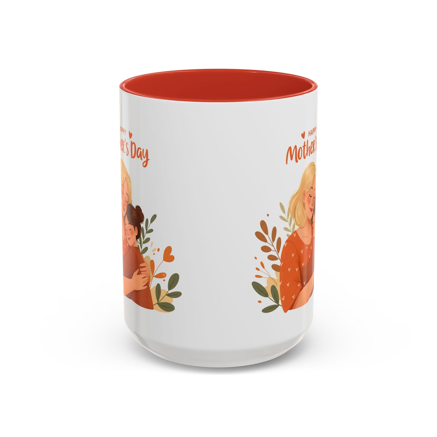 Happy Mother's Day Accent Coffee Mug - 11oz & 15oz, Perfect Gift for Moms