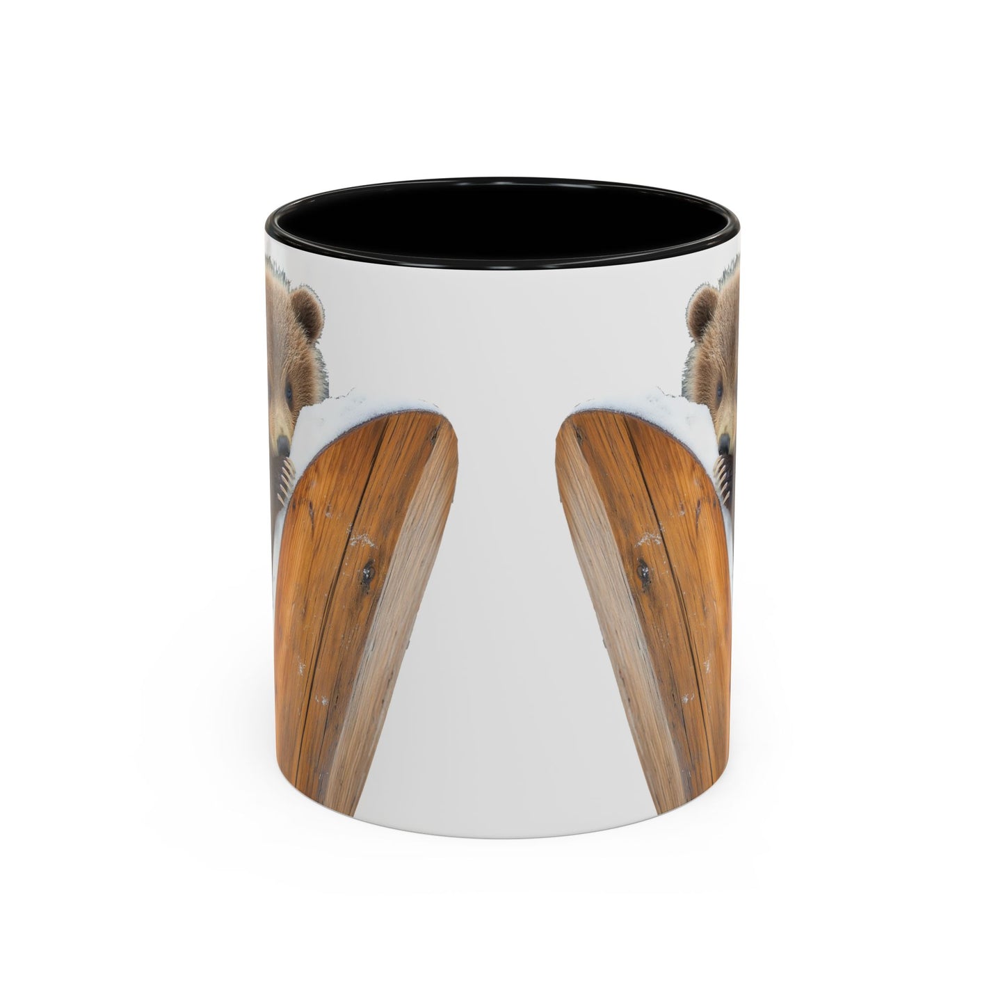 Bear Accent Watercolor Coffee Mug, (11oz, 15oz)