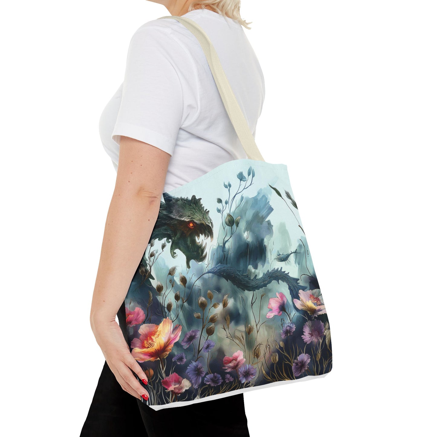 Mythical Dragon Tote Bag - Two side print design