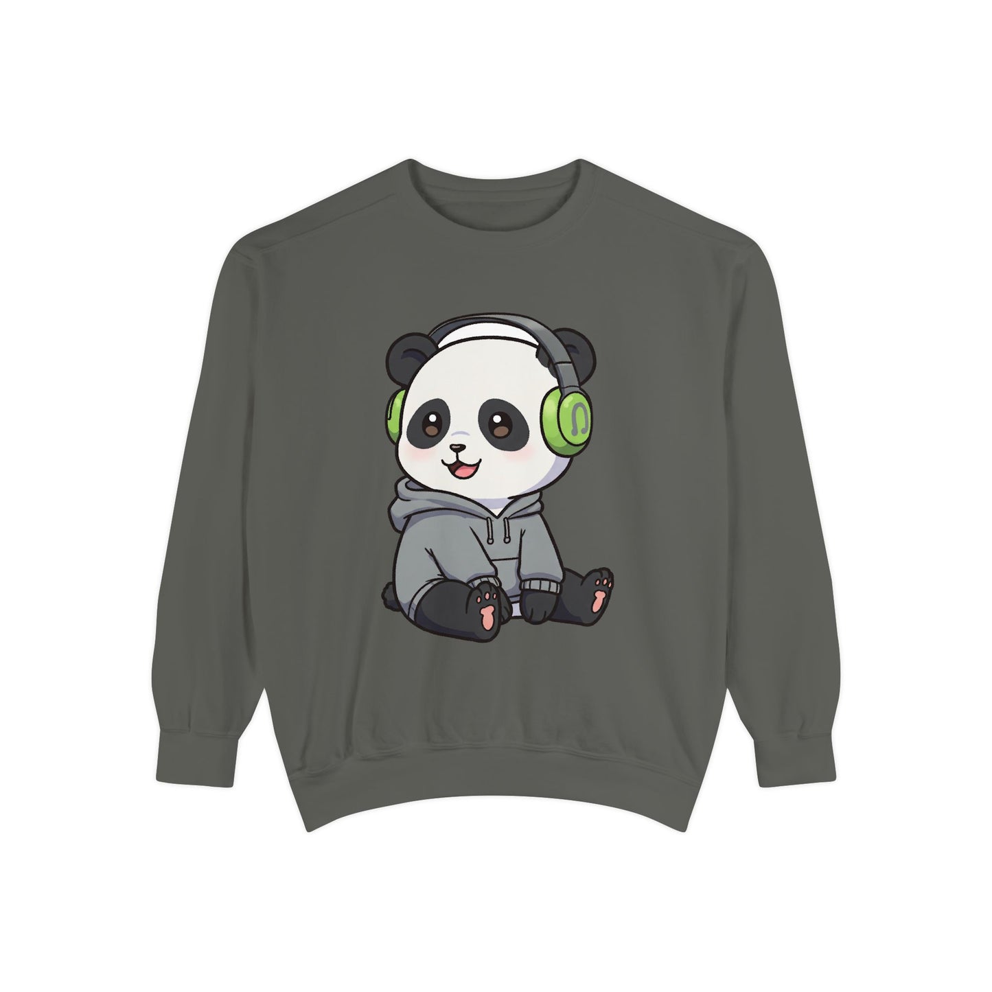 Cute Panda Graphic Sweatshirt - Cozy Unisex Wear for Animal Lovers