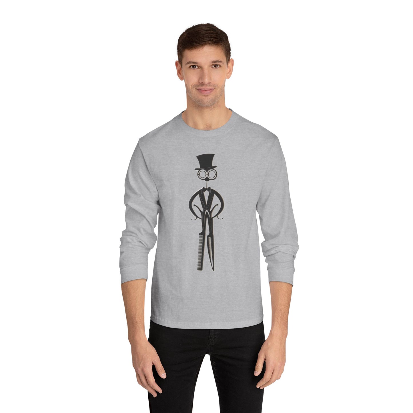 Barber Art Long Sleeve Tee - Unisex Classic Long Sleeve T-Shirt