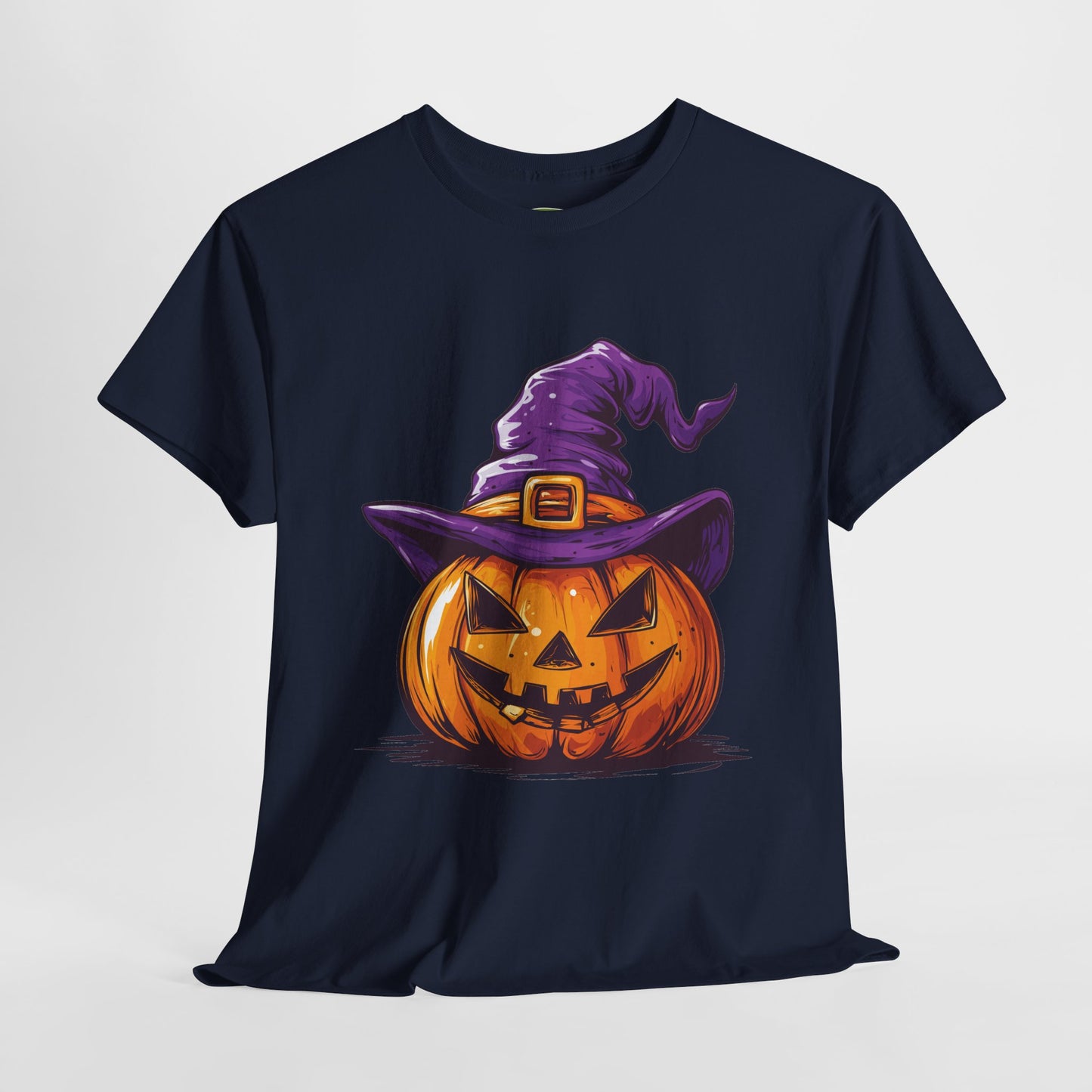 Pumpkin T-shirt - Halloween Tee - Unisex Heavy Cotton Tee - Spooky t-shirt