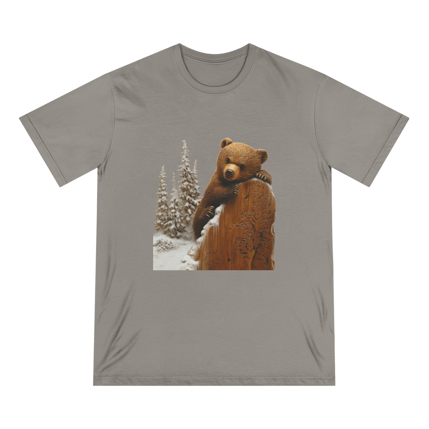 Cozy Bear Wilderness Tee - Perfect for Nature Lovers and Outdoorsy Adventures - Organic Staple T-shirt