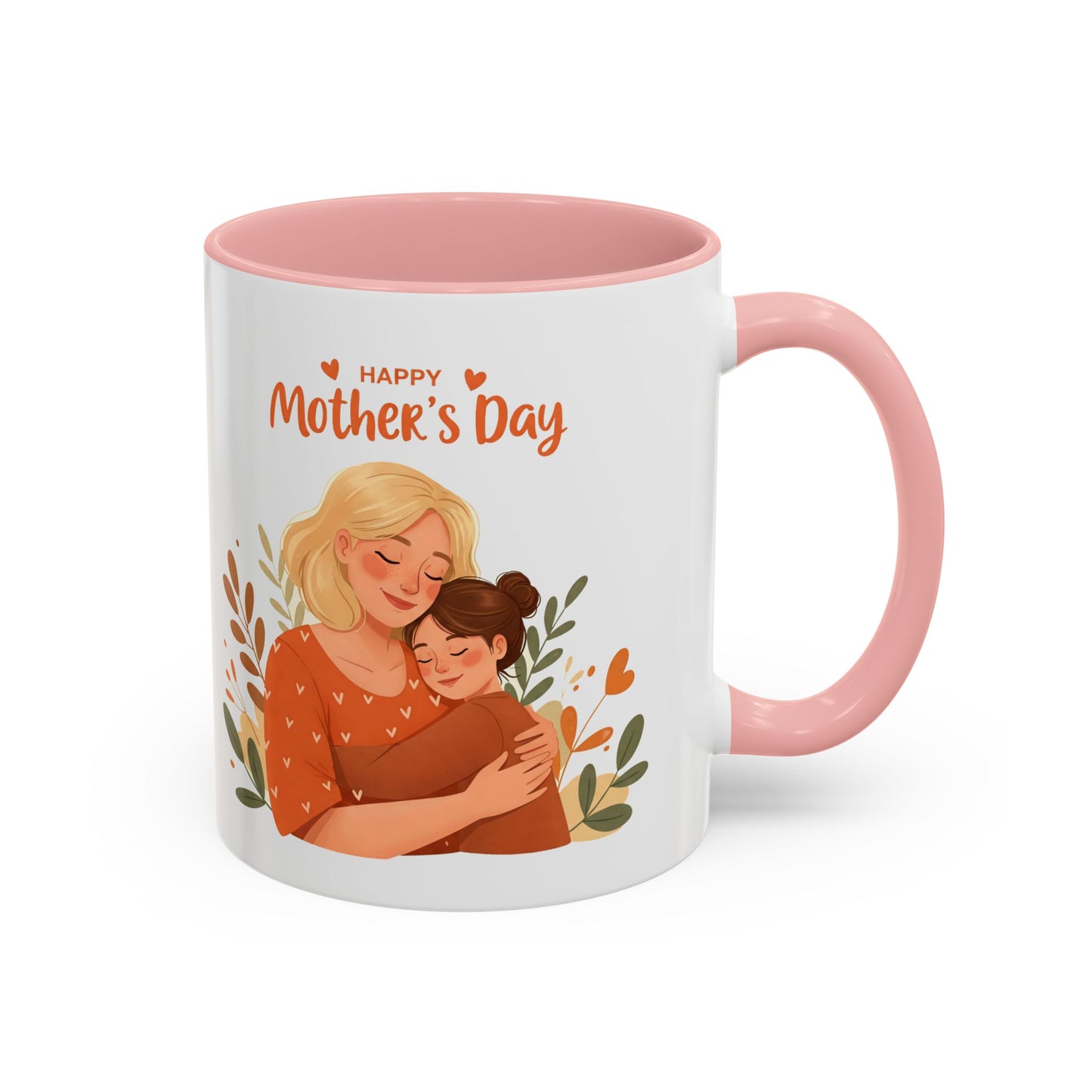 Happy Mother's Day Accent Coffee Mug - 11oz & 15oz, Perfect Gift for Moms