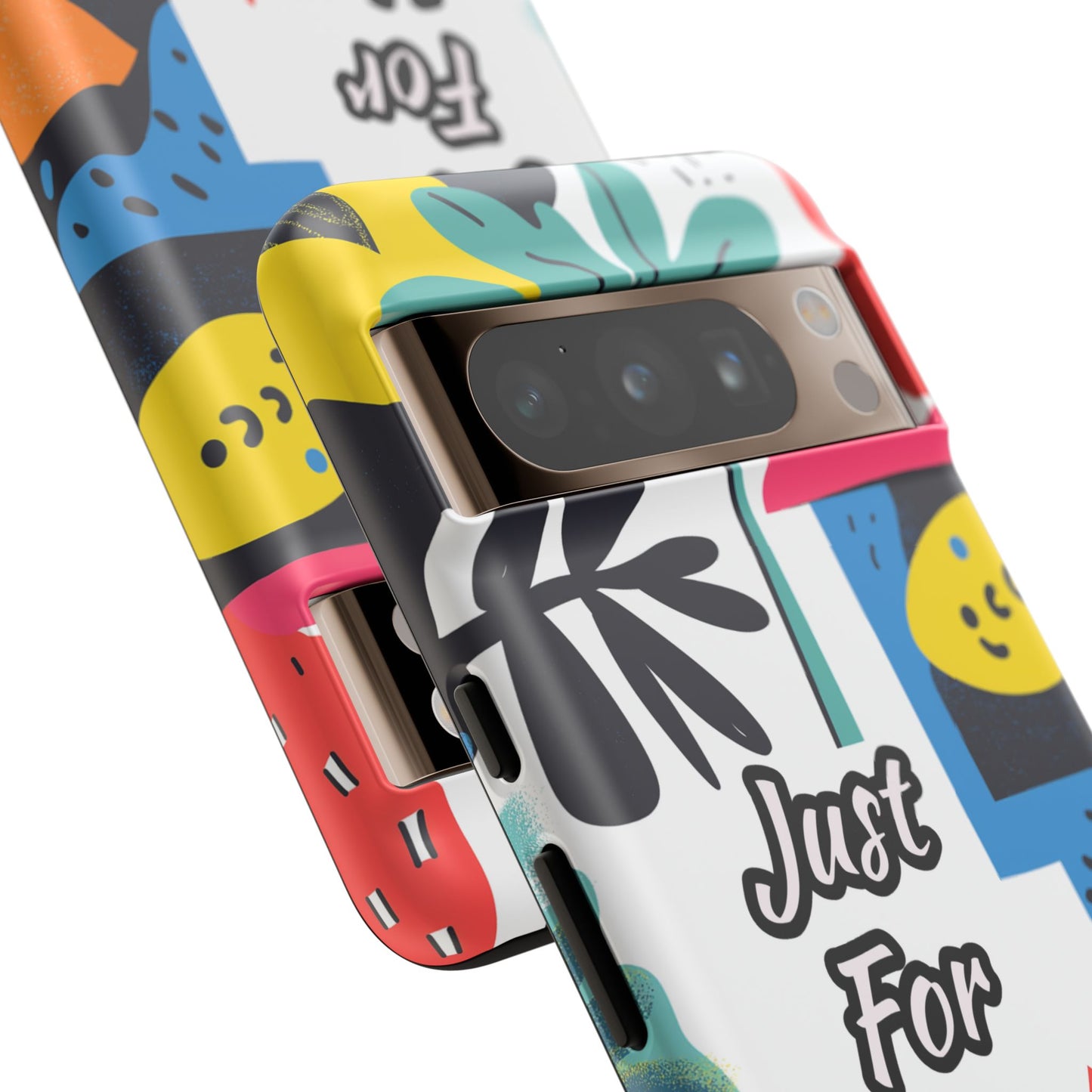 Colorful Phone Case with "Just For You" Design - Fun Gift, Unique Phone Accessory, Vibrant Design, Custom Gift Idea, Personal Touch