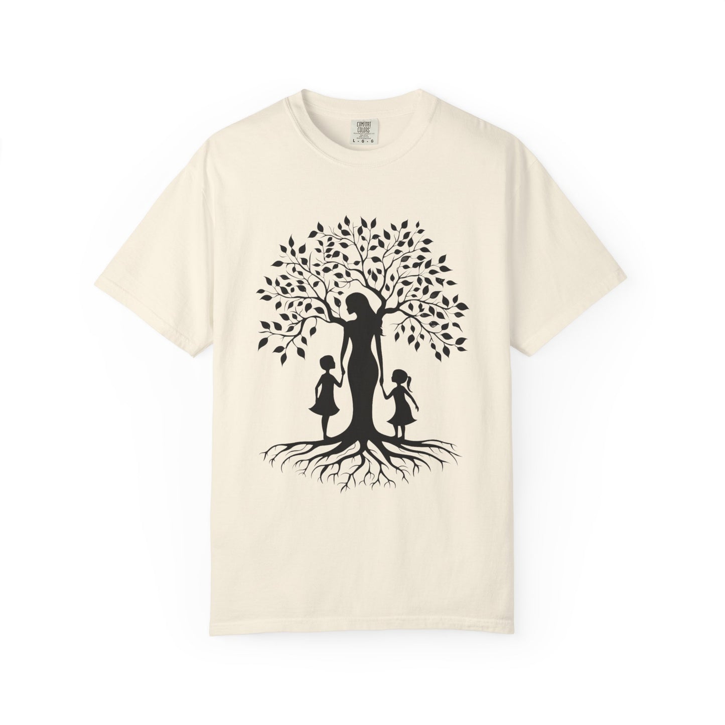 Nature-Inspired T-Shirt with Mom and Kids Design - Mother's day Gift - Birthday Gift