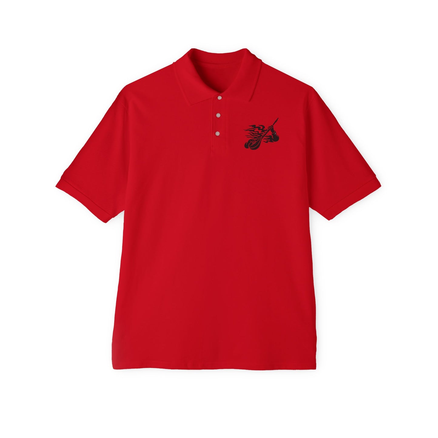 Stylish Men's Polo with Artistic Design, Casual Wear, Gift for Dad, Summer Fashion, Comfortable Polo Shirt