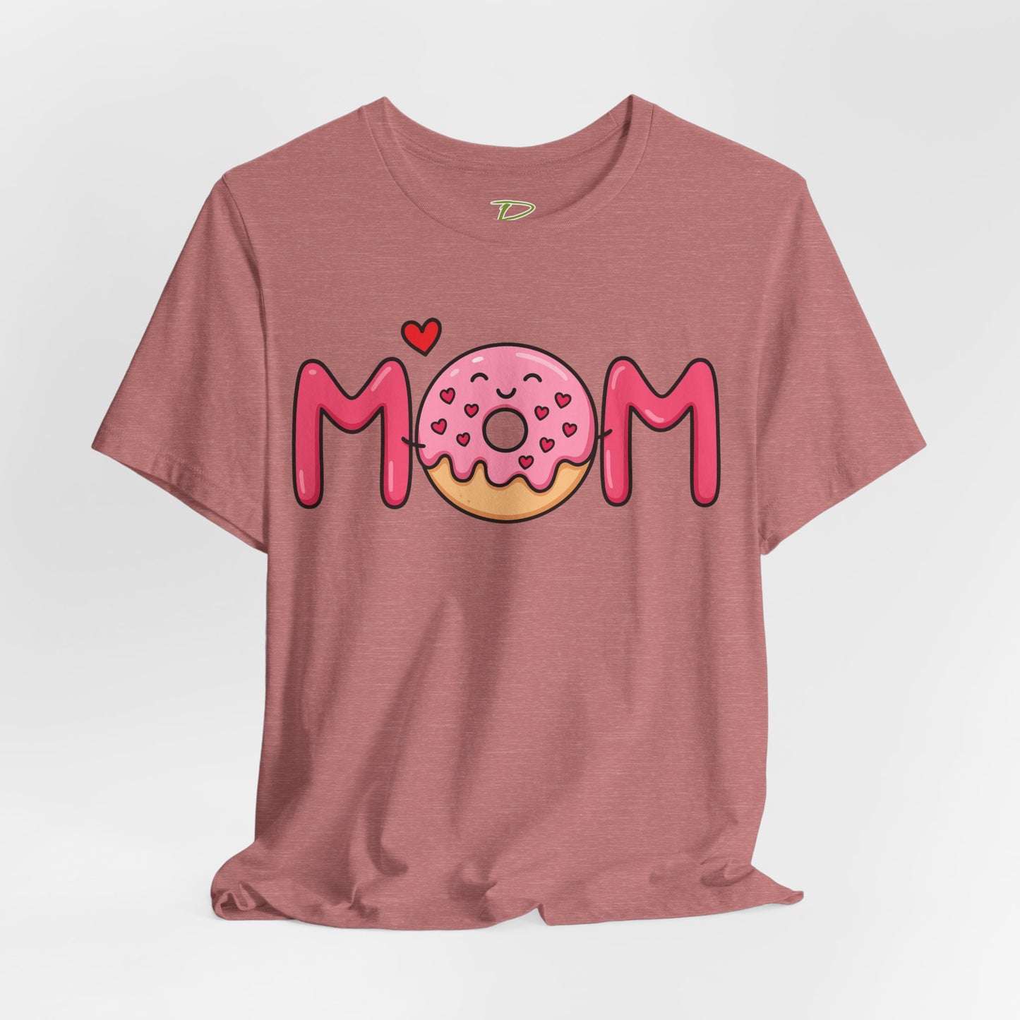 Mom Donut Tee - Lightweight Fabric T-shirt - Mother's Day Gift - Birthday Gift - Funny Gift - Donut Lover Gift