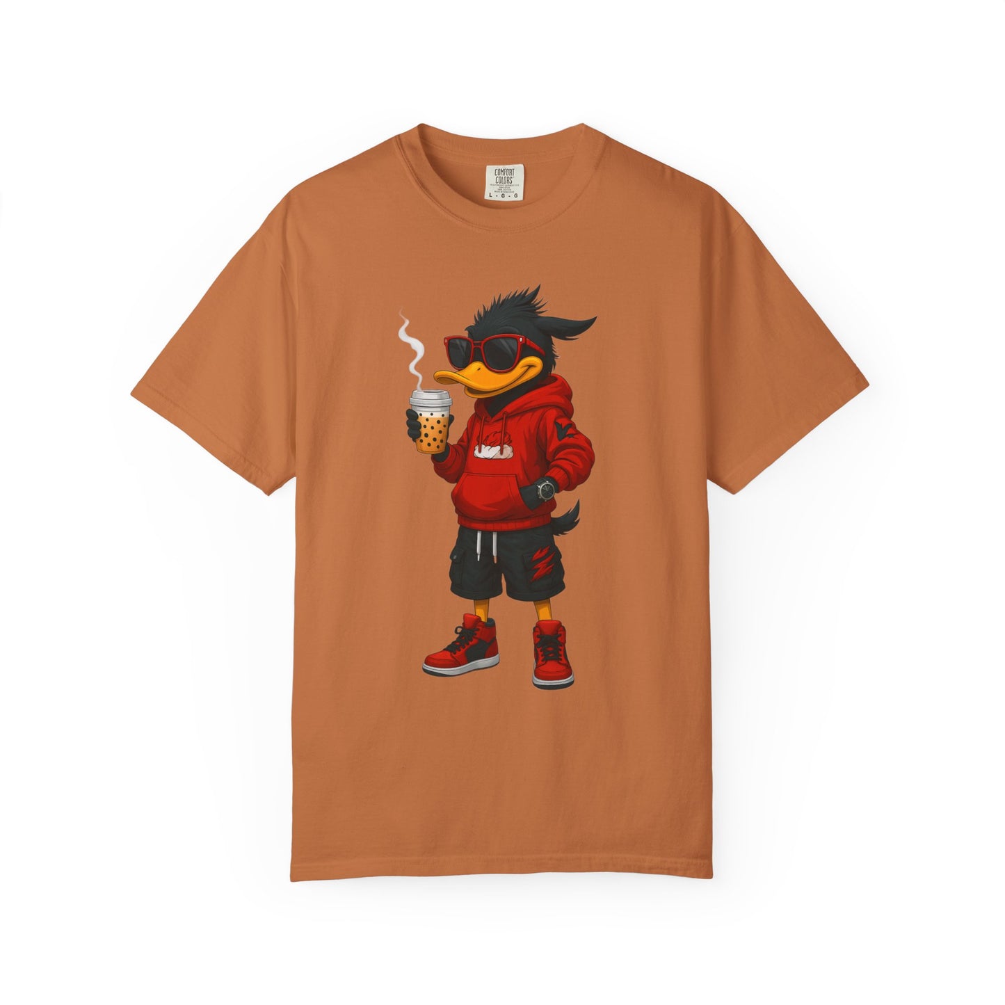 Cool Cartoon Duck Men's T-Shirt, Casual Graphic Tee, Fun Summer Shirt, Gift, Streetwear Style, Perfect for Parties