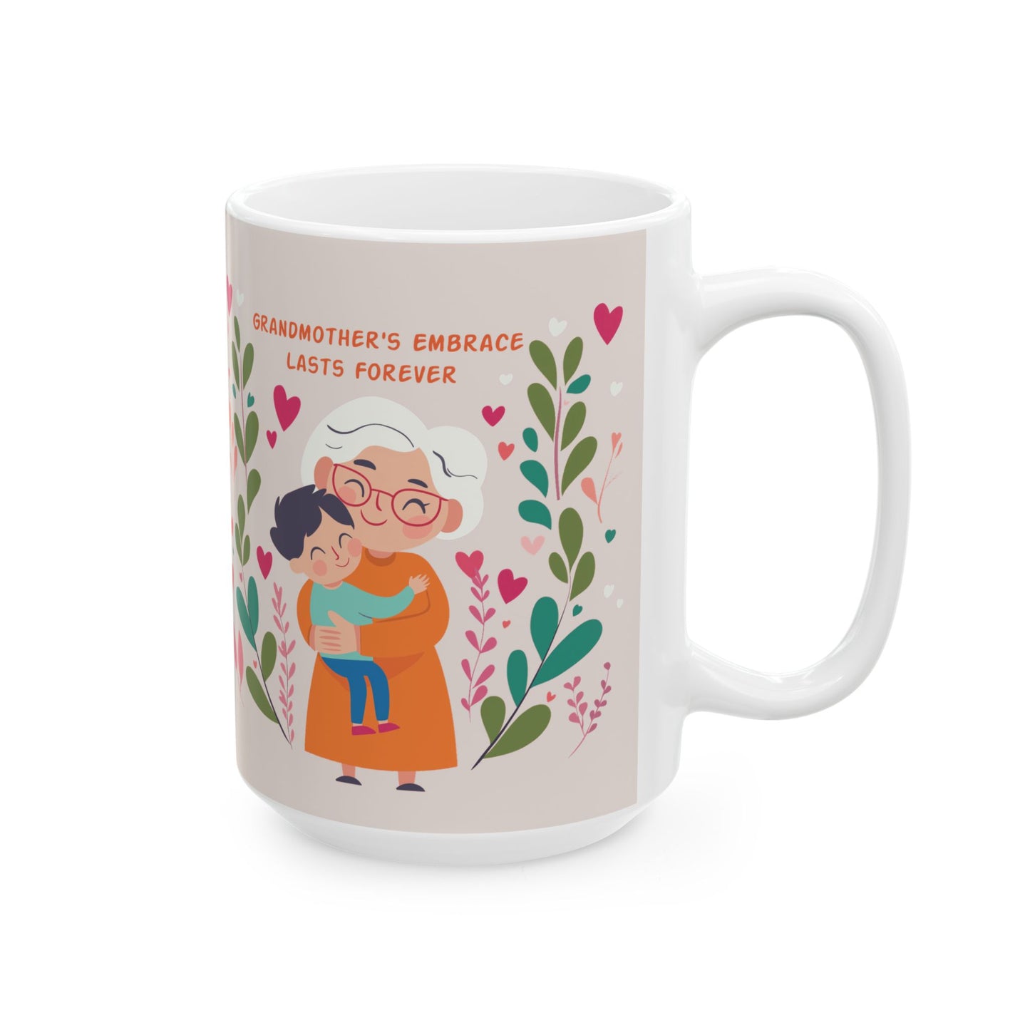 Loving Grandparents Ceramic Mug – Heartwarming Gift for Family - Grandma Gift - Birthday Gift