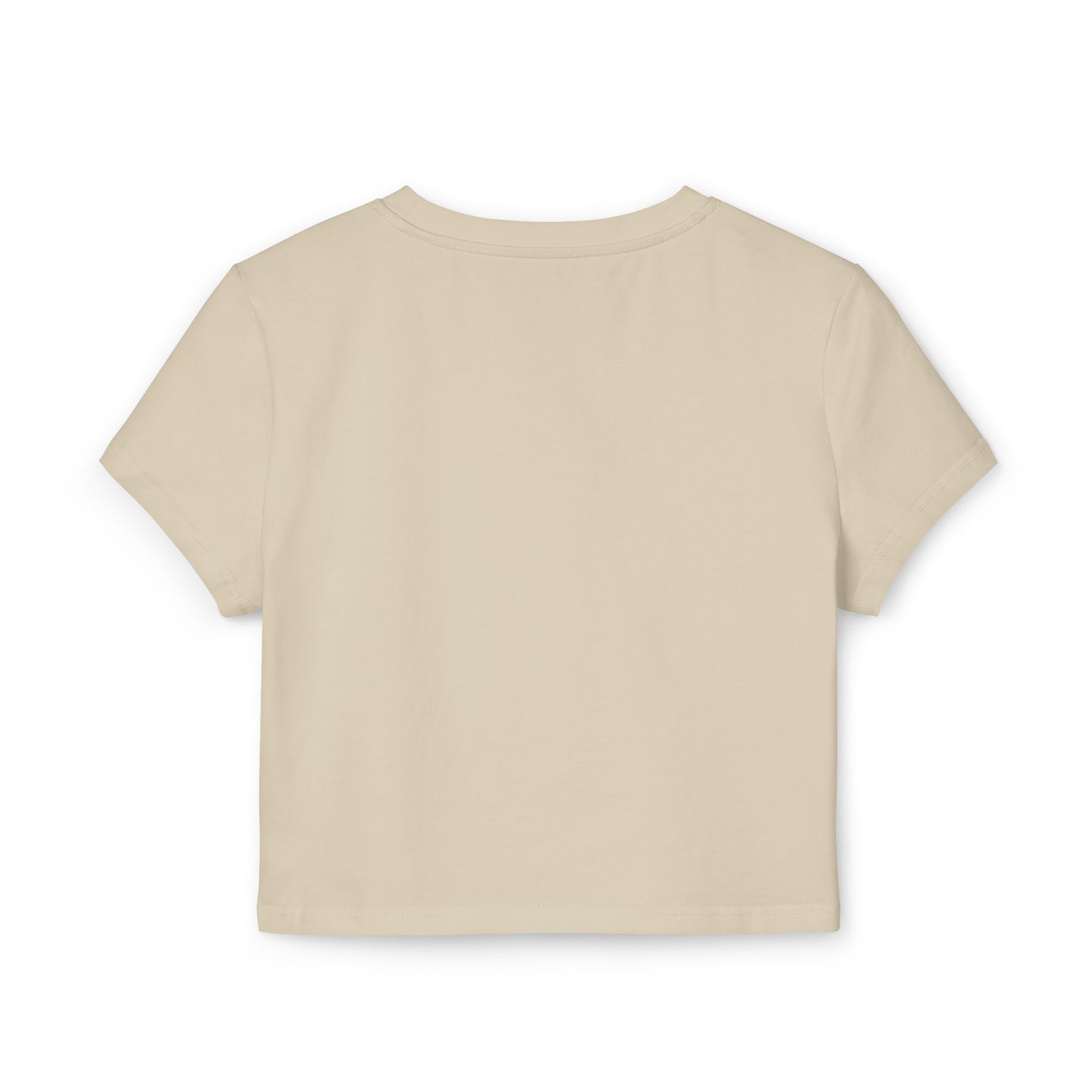 Floral Dreamscape Women Baby Tee - Artistic Short-Sleeve Top for Nature Lovers