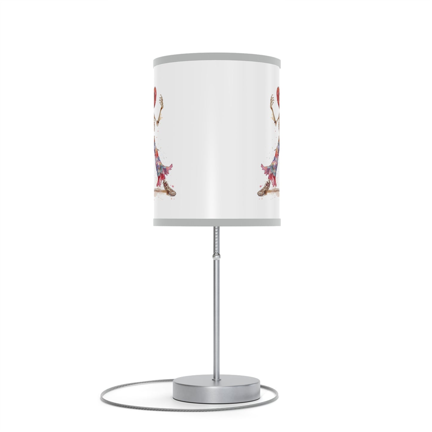 Lamp on a Stand, US|CA plug - Watercolor Skeleton Lamp - Table Lamps