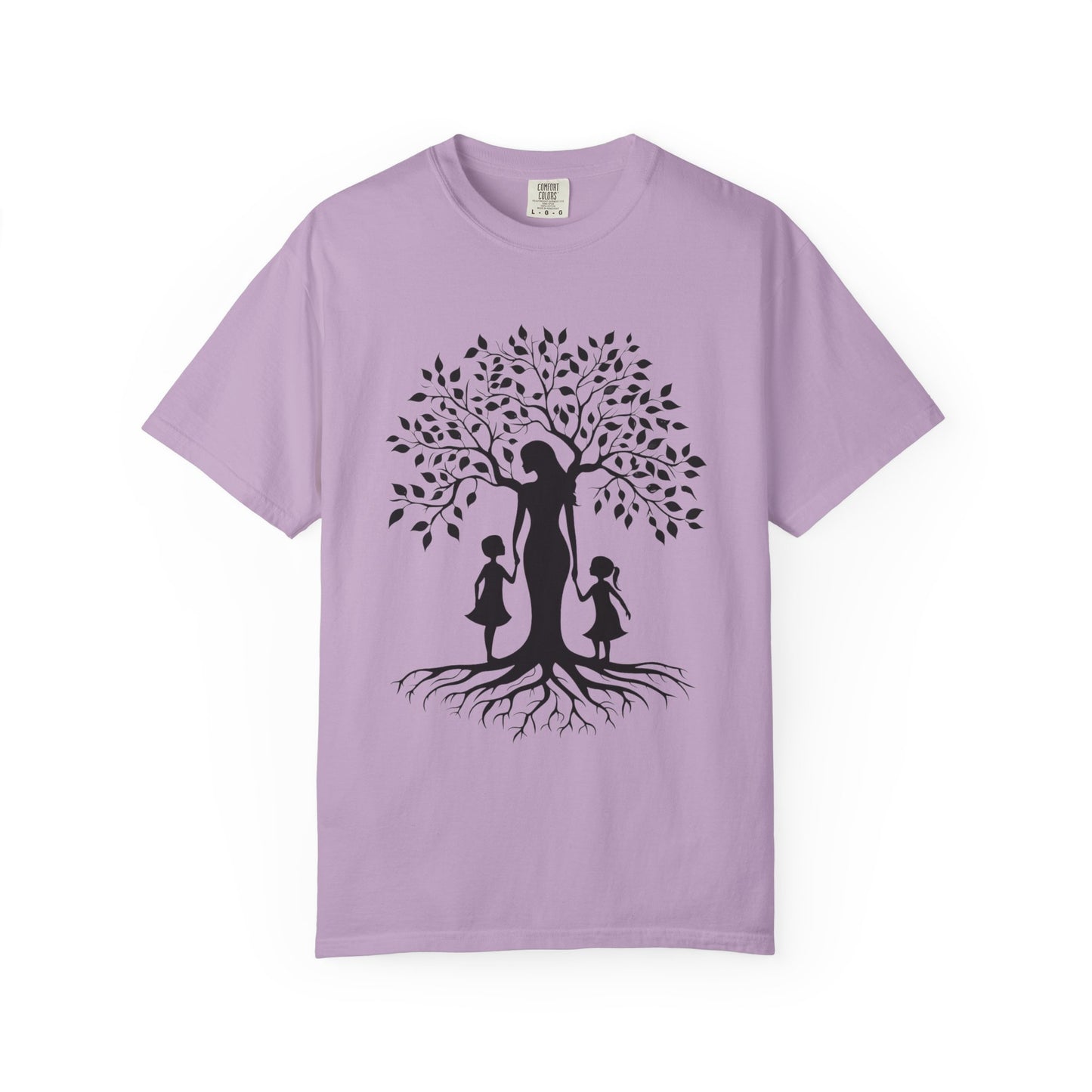 Nature-Inspired T-Shirt with Mom and Kids Design - Mother's day Gift - Birthday Gift