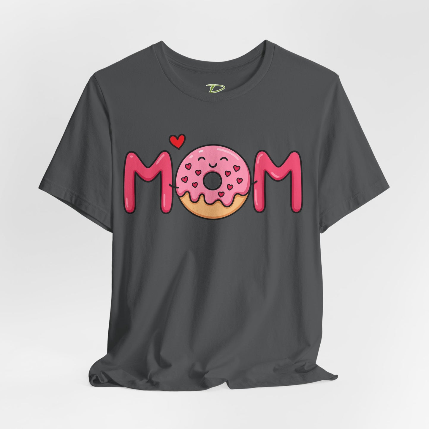 Mom Donut Tee - Lightweight Fabric T-shirt - Mother's Day Gift - Birthday Gift - Funny Gift - Donut Lover Gift