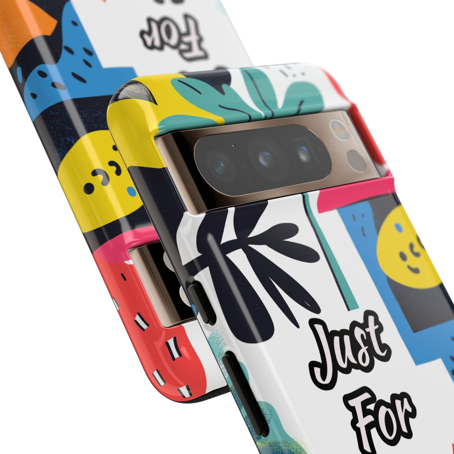 Colorful Phone Case with "Just For You" Design - Fun Gift, Unique Phone Accessory, Vibrant Design, Custom Gift Idea, Personal Touch