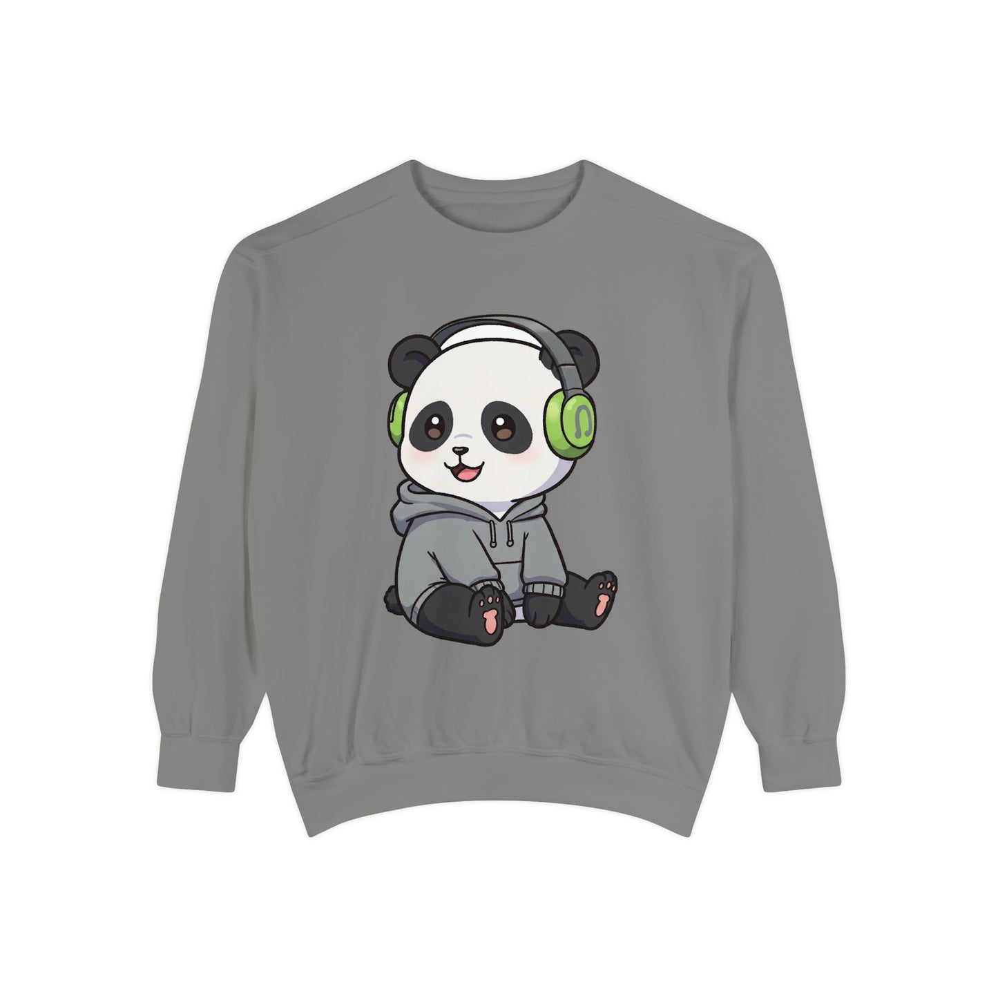 Cute Panda Graphic Sweatshirt - Cozy Unisex Wear for Animal Lovers