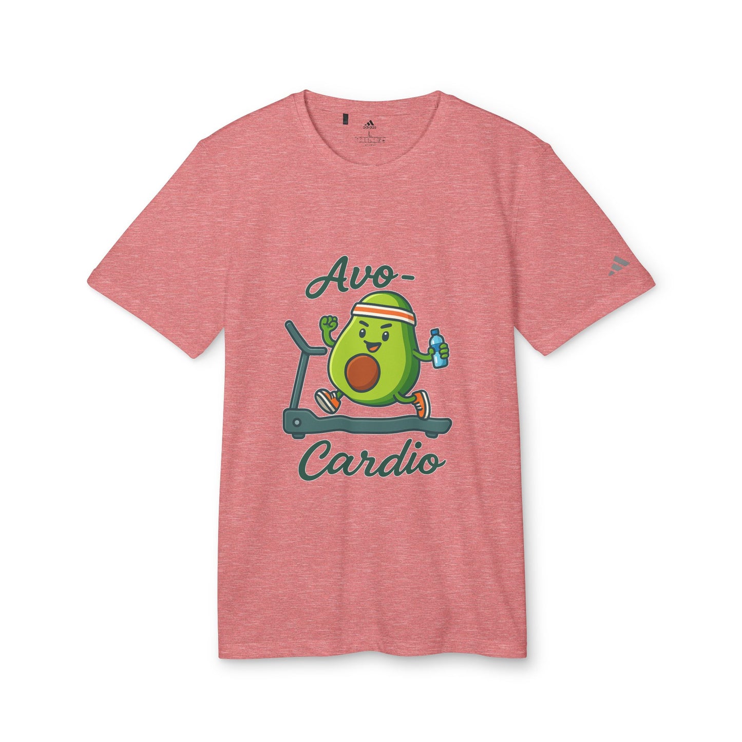 Funny Adidas Avocado Cardio T-Shirt, Unisex Workout Tee, Perfect Gift for Fitness Lovers, Gym Wear, Casual Style, Fitness Enthusiast Apparel