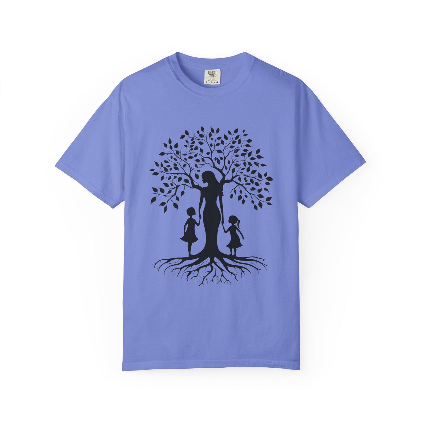 Nature-Inspired T-Shirt with Mom and Kids Design - Mother's day Gift - Birthday Gift