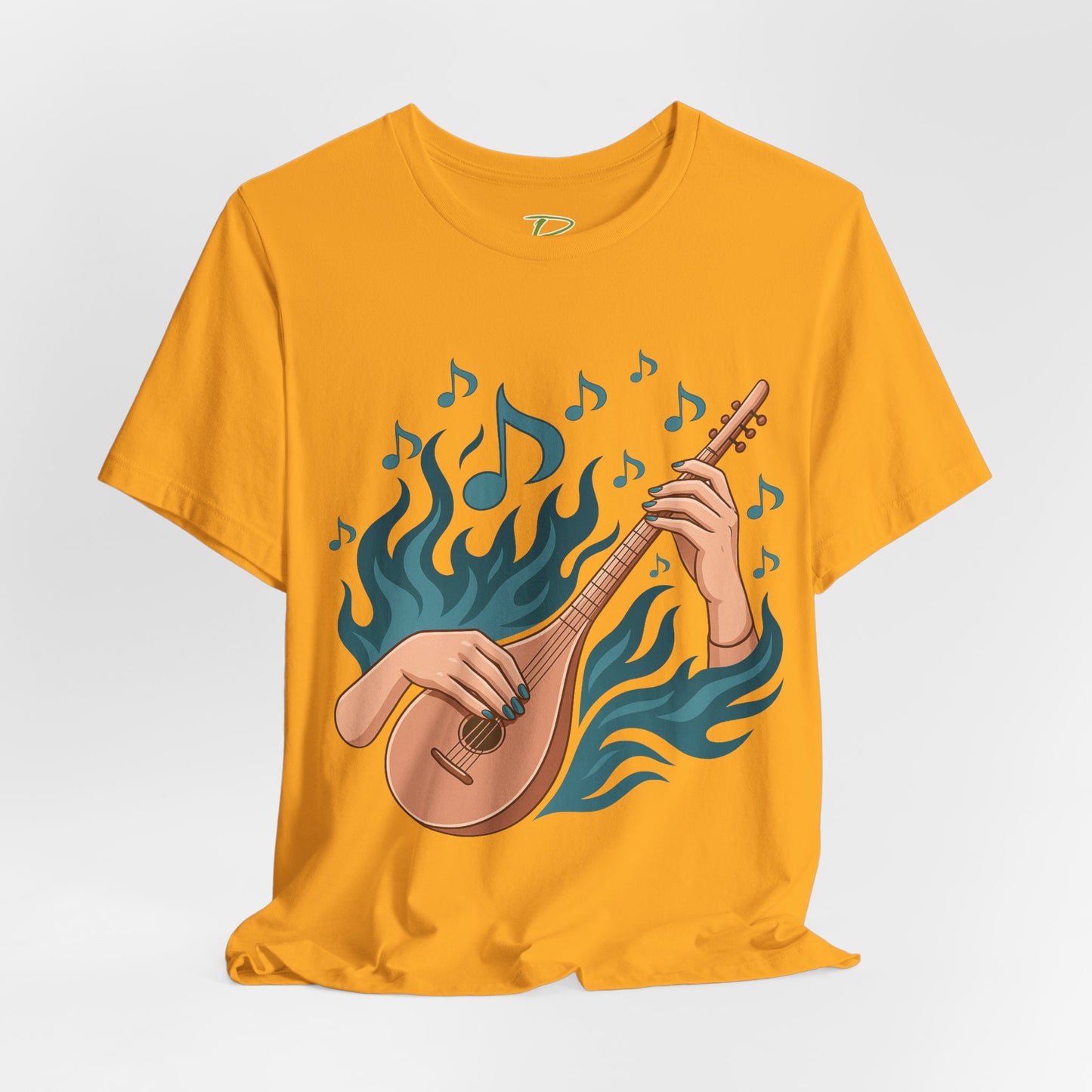 Musical Vibes Tee, Women's Graphic T-Shirt, Music Lover Gift, Casual Wear, Festival Outfit, Band Merch - Lightweight Fabric Tee