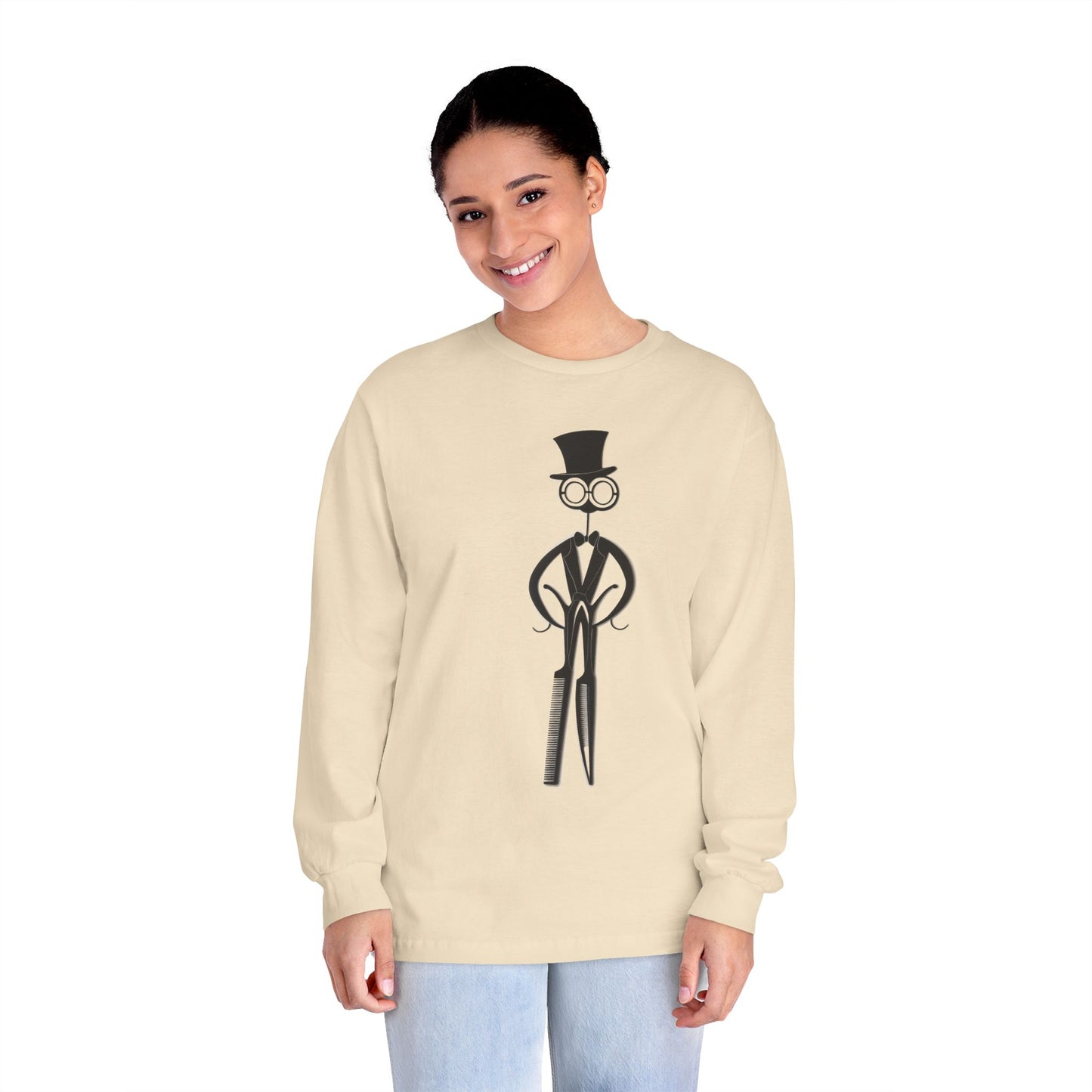 Barber Art Long Sleeve Tee - Unisex Classic Long Sleeve T-Shirt